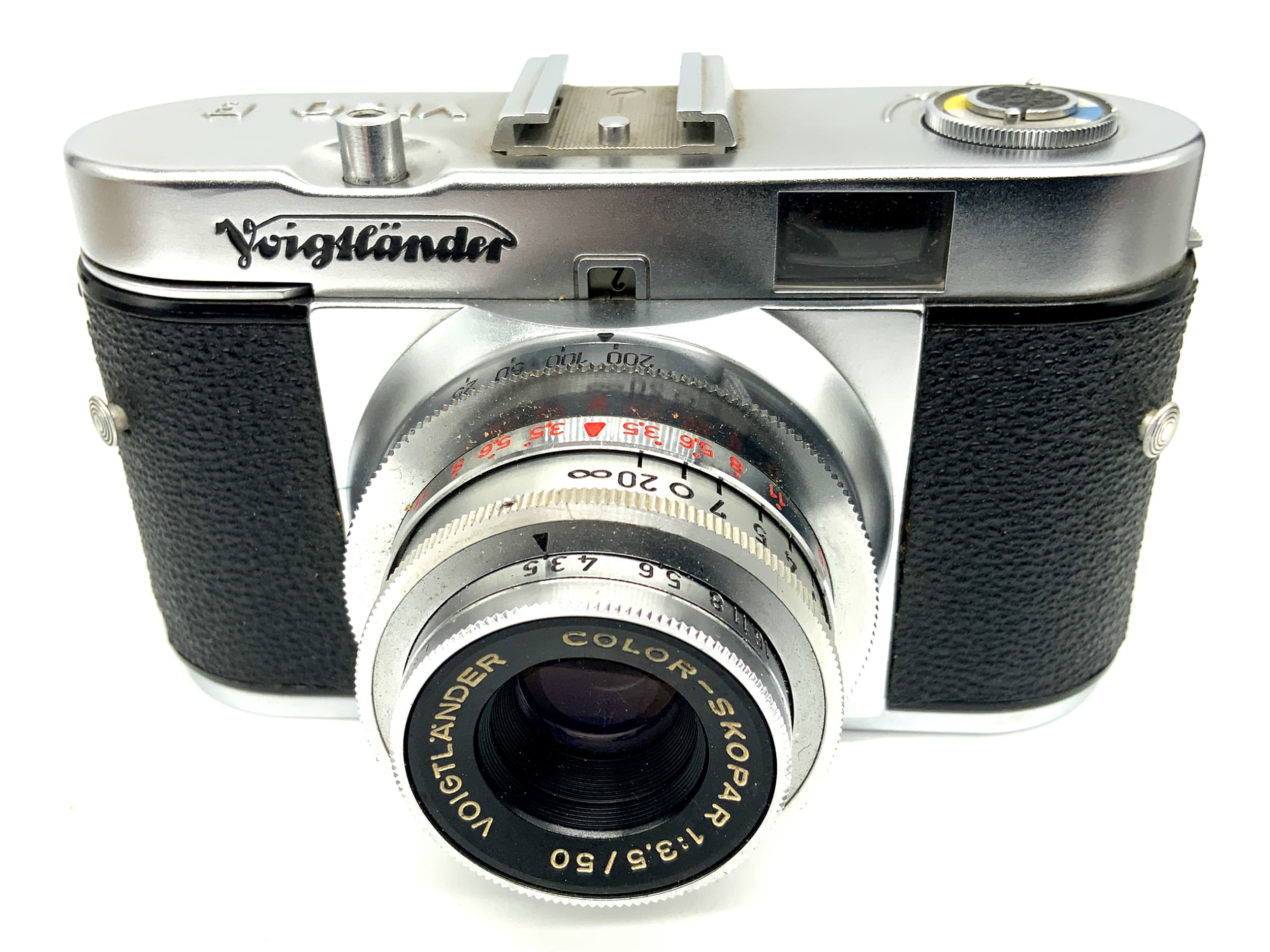 Voigtländer Vito B Sucherkamera mit Color Skopar 50mm 1:3.5 Pronto Analogkamera