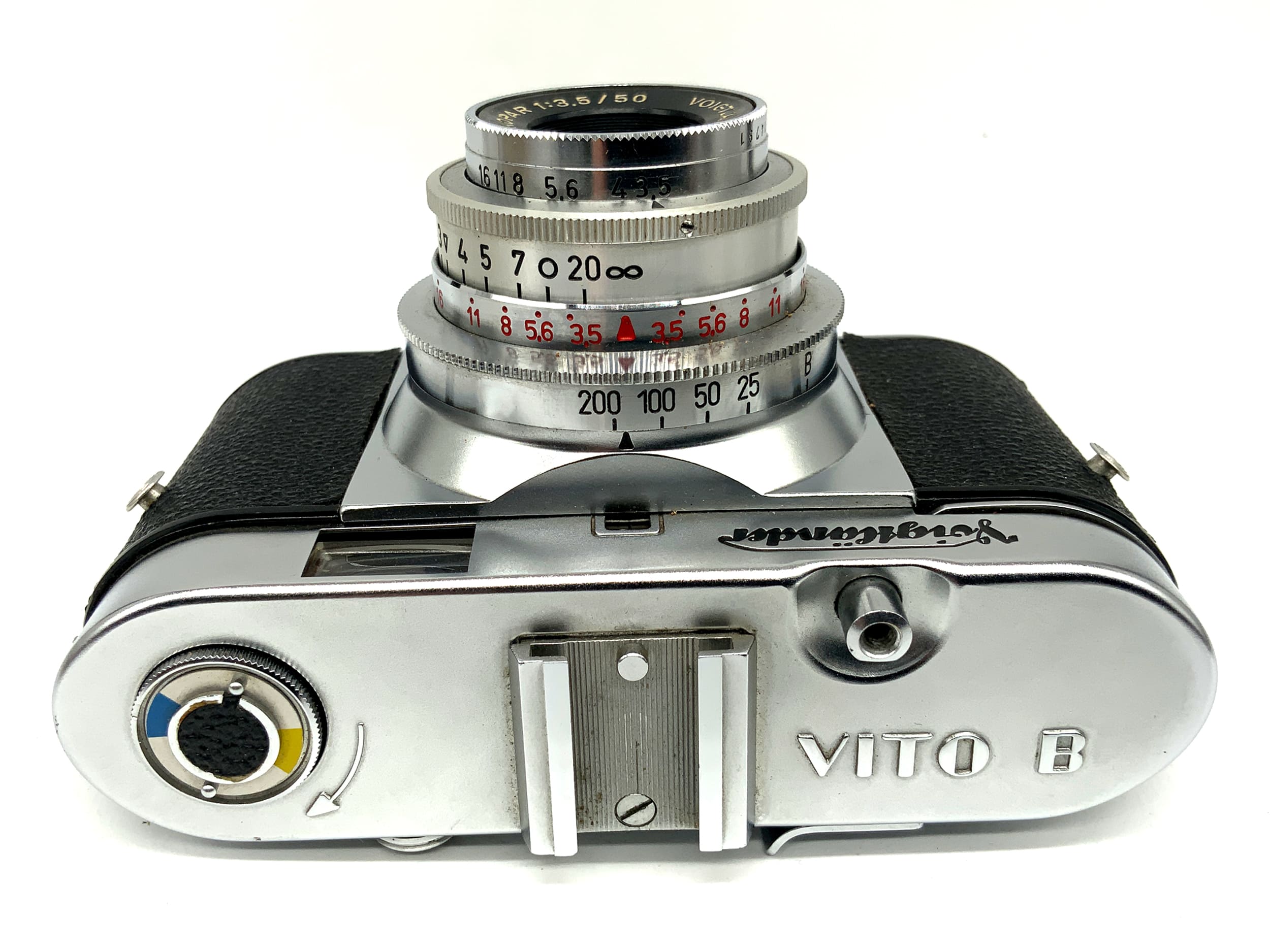 Voigtländer Vito B Sucherkamera mit Color Skopar 50mm 1:3.5 Pronto Analogkamera