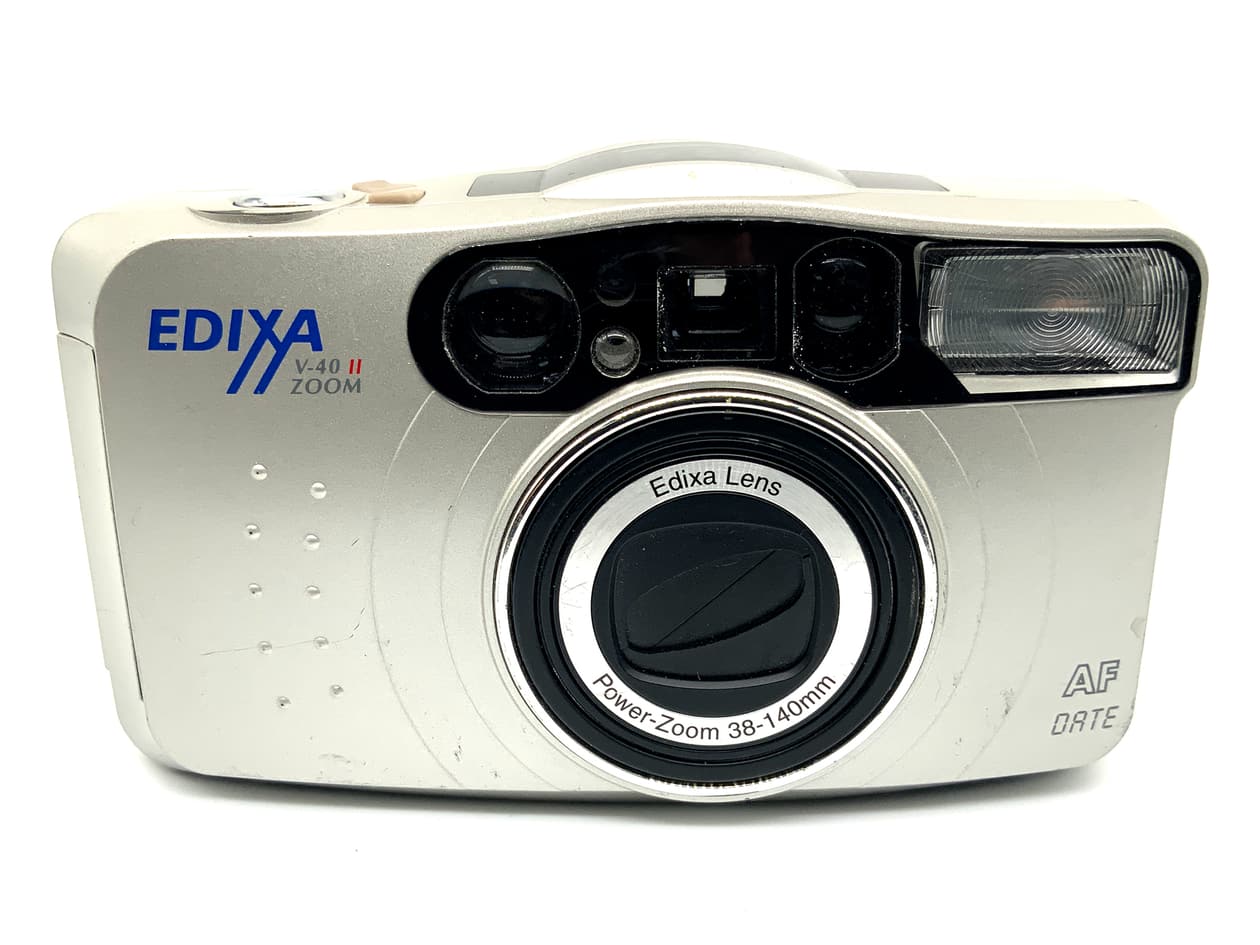 Edixa V-40 II Zoom Point&Shoot mit Power-Zoom 38-140mm AF Date Analogkamera