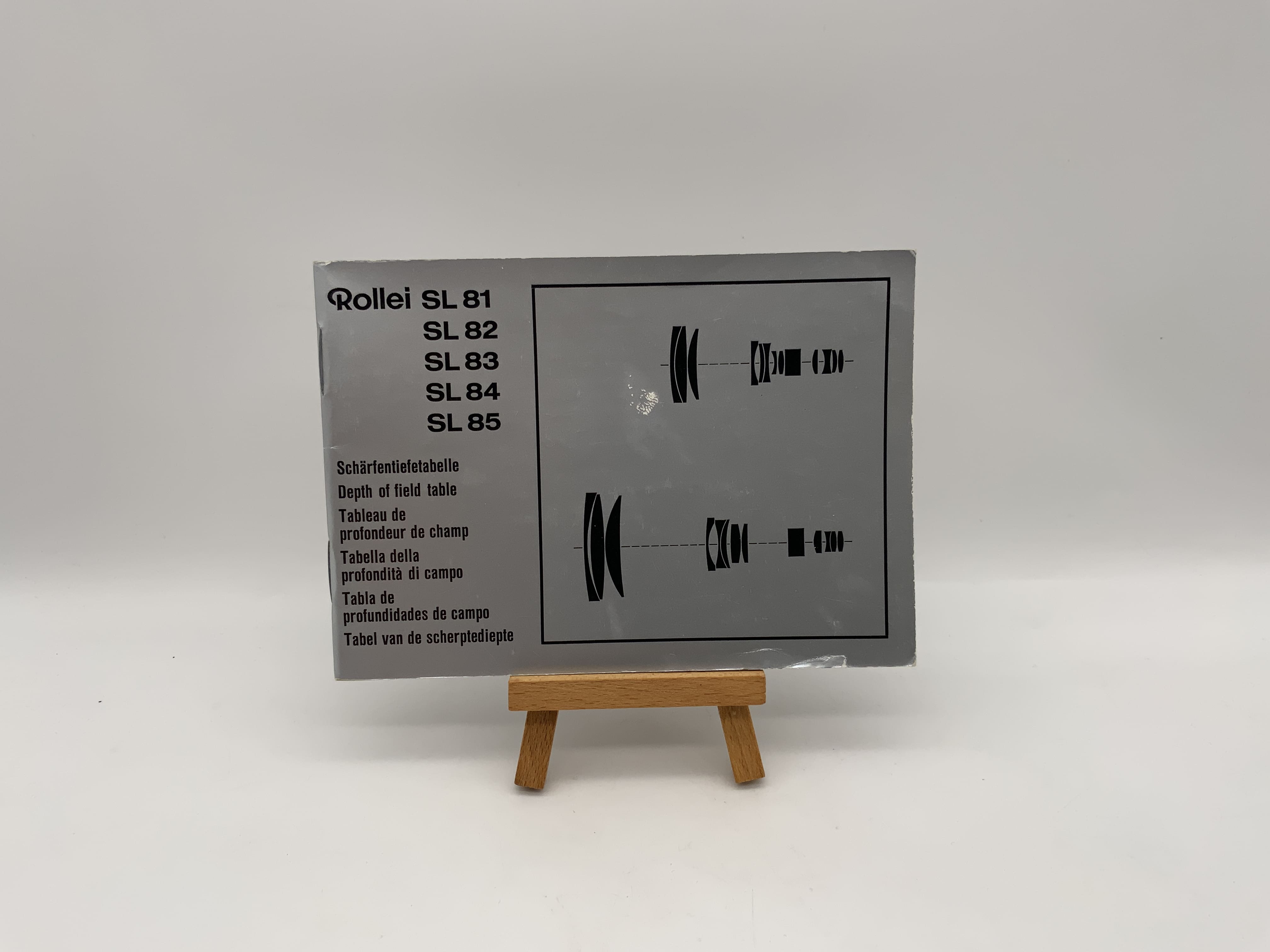 Rollei SL 81 82 / 83 / 84 / 85 Operating Instructions German