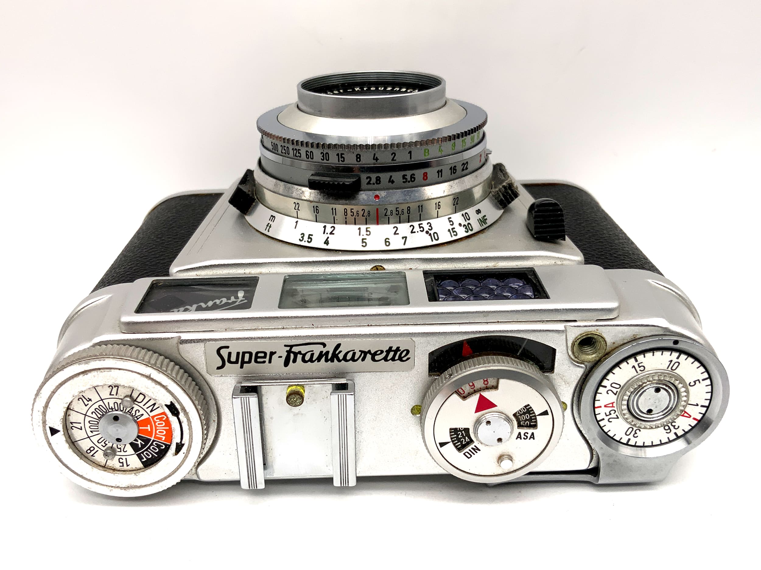 Franka Super Frankarette viewfinder camera with Xenar 1:2.8/45 Prontor-SVS