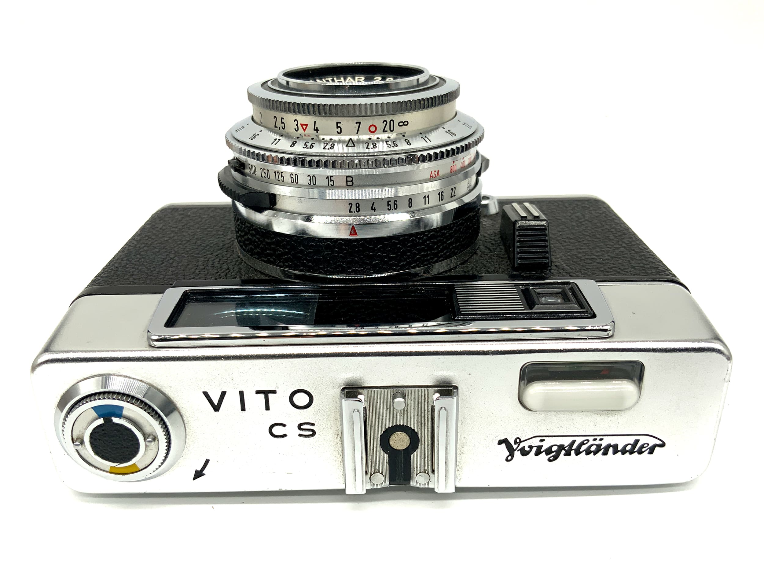 Voigtländer Vito CS Sucherkamera mit Color-Lanthar 50mm 1:2.8 Prontor 500 LK