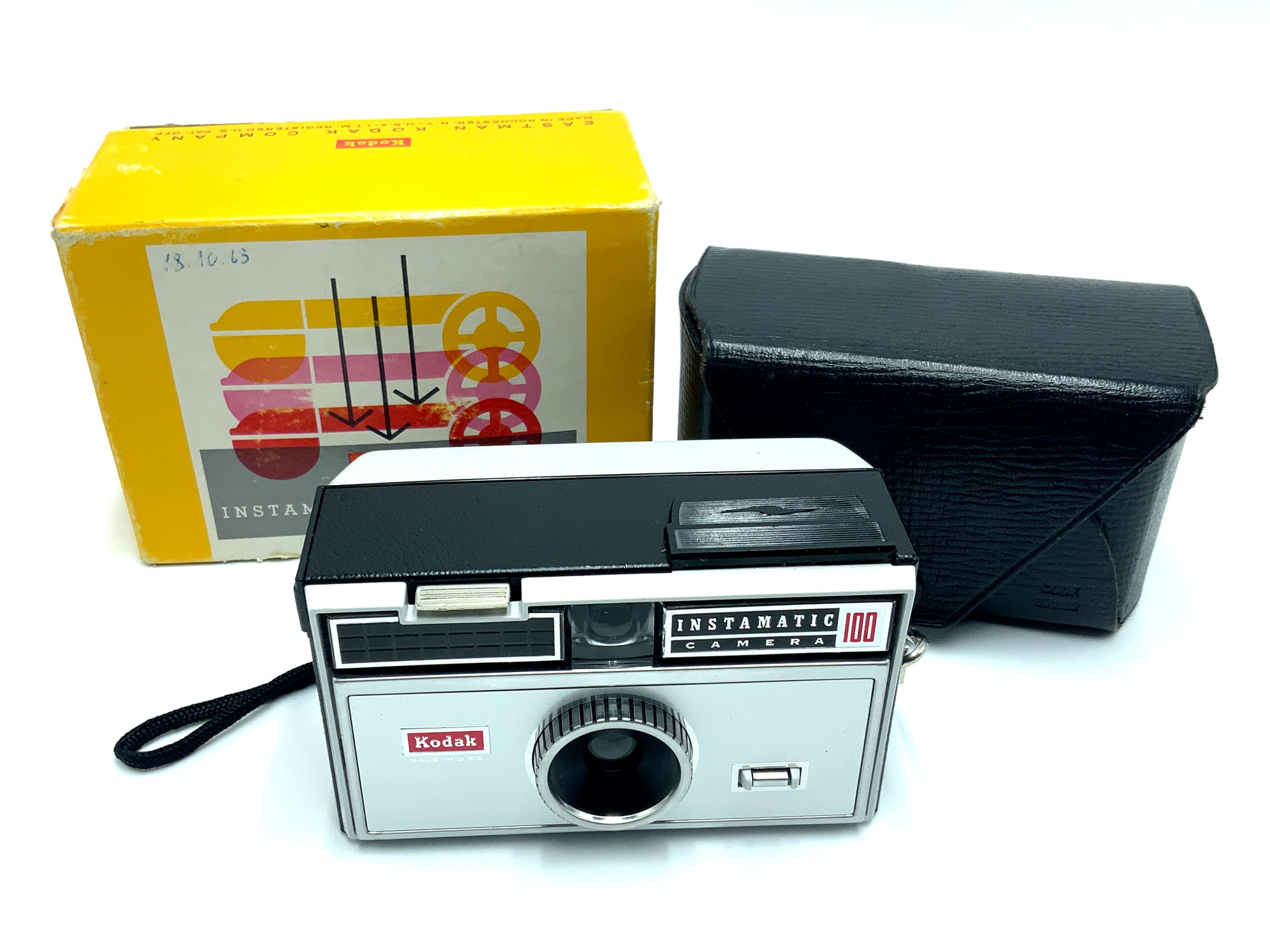 Kodak Instamatic 100 Sucherkamera mit in OVP Kompaktkamera Analogkamera