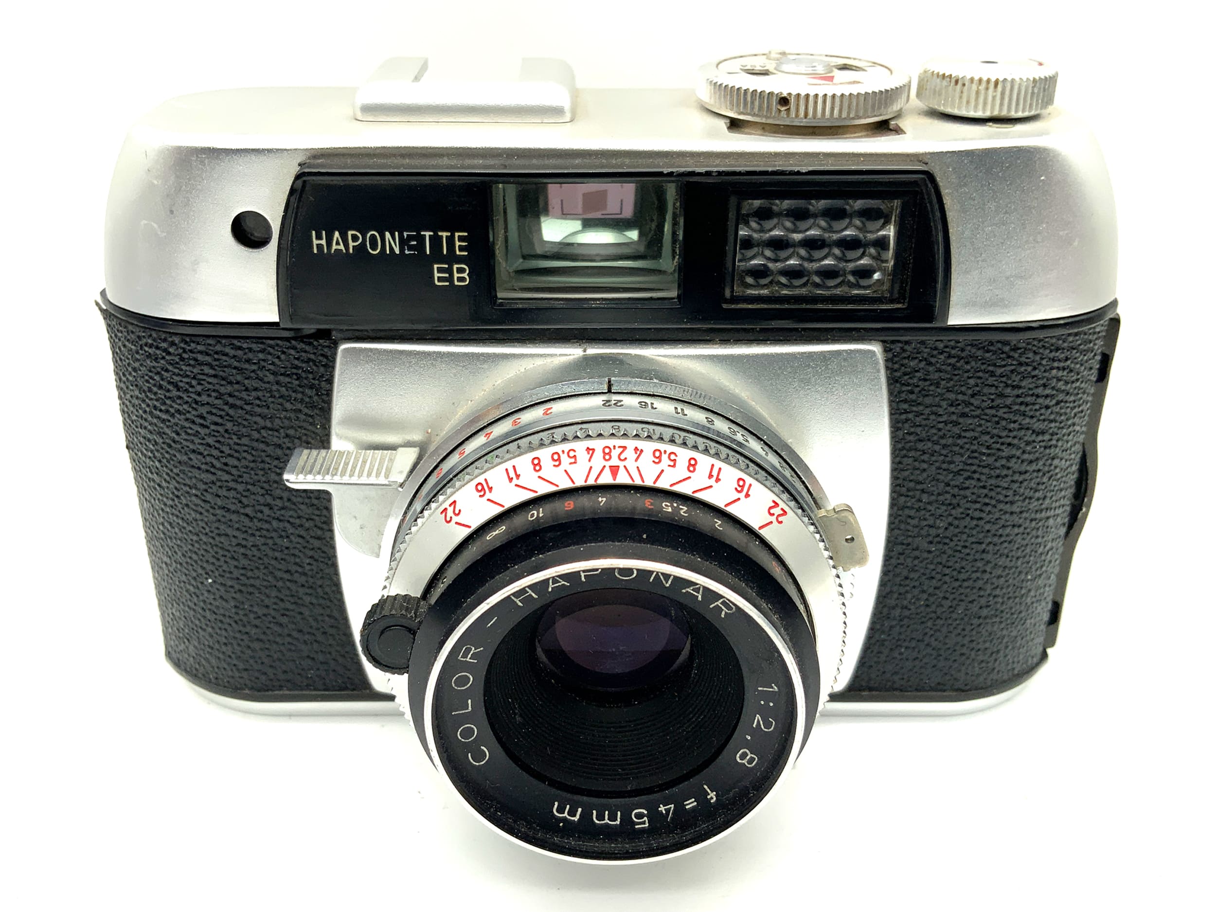 Hapo Haponette EB viewfinder camera with Color-Haponar 1:2.8/45mm Prontor-SVS