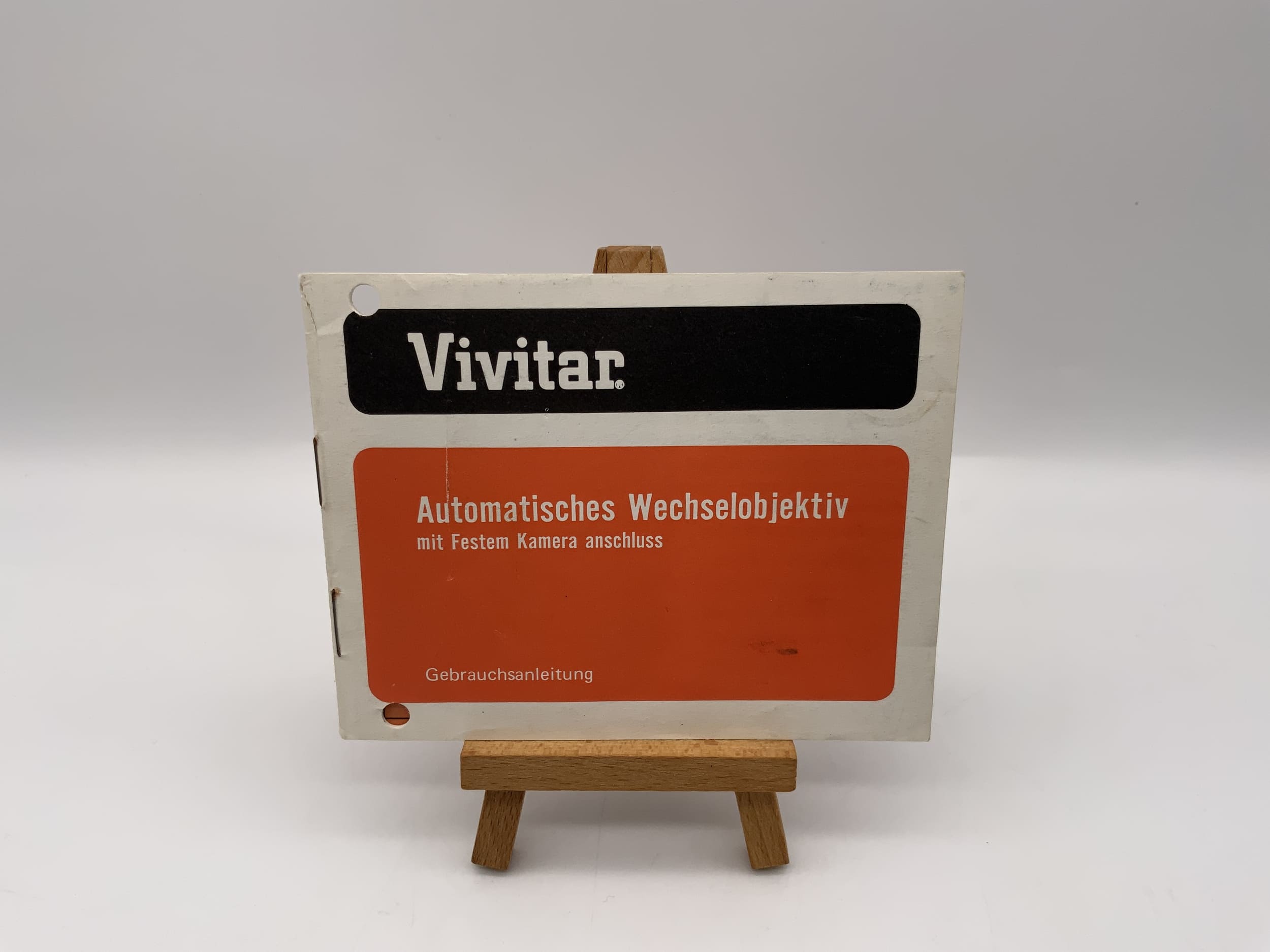 Vivitar Automatic Interchangeable Lens User Manual (German)