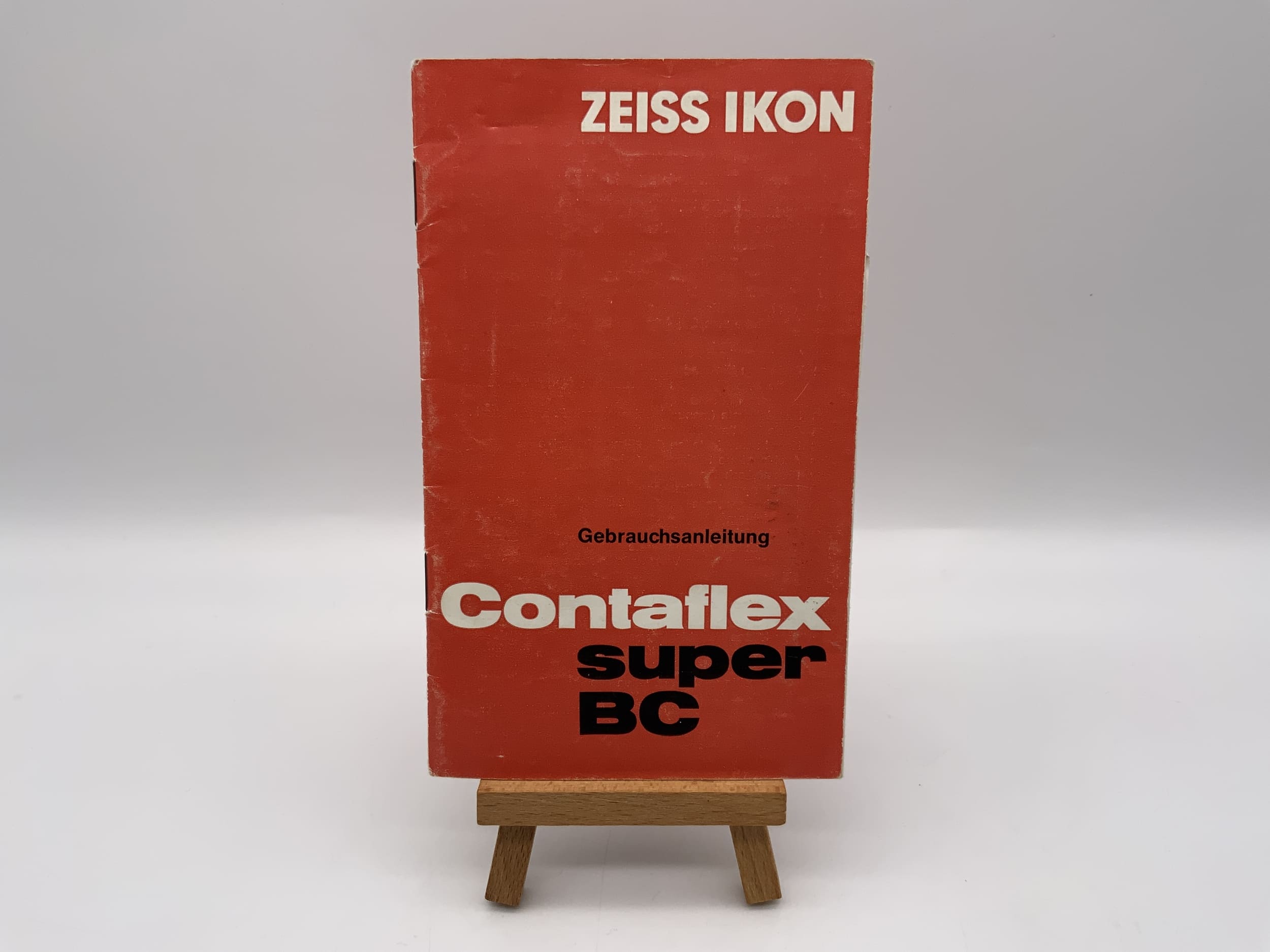 Zeiss Ikon Contaflex super BC Operating Instructions German Instructions for Use