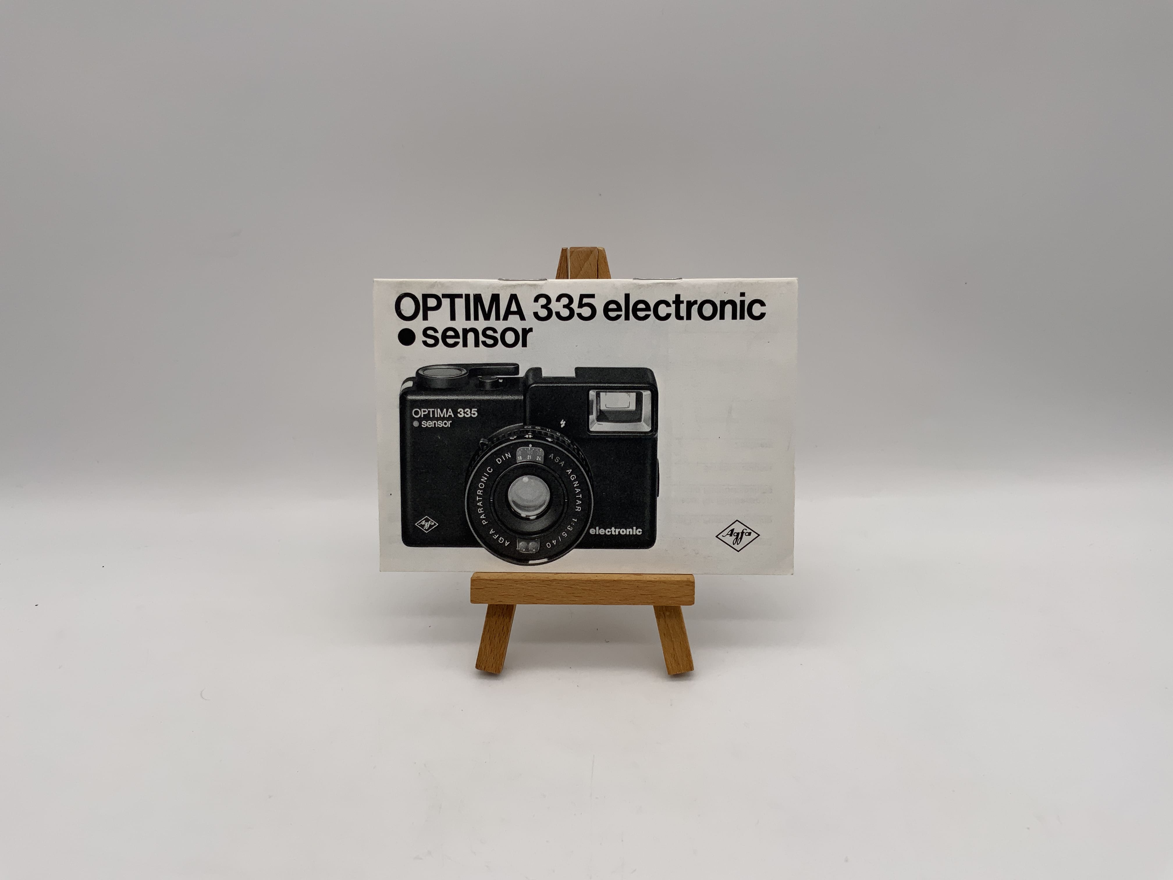 Agfa Optima 335 electronic sensor Instructions for use User manual German
