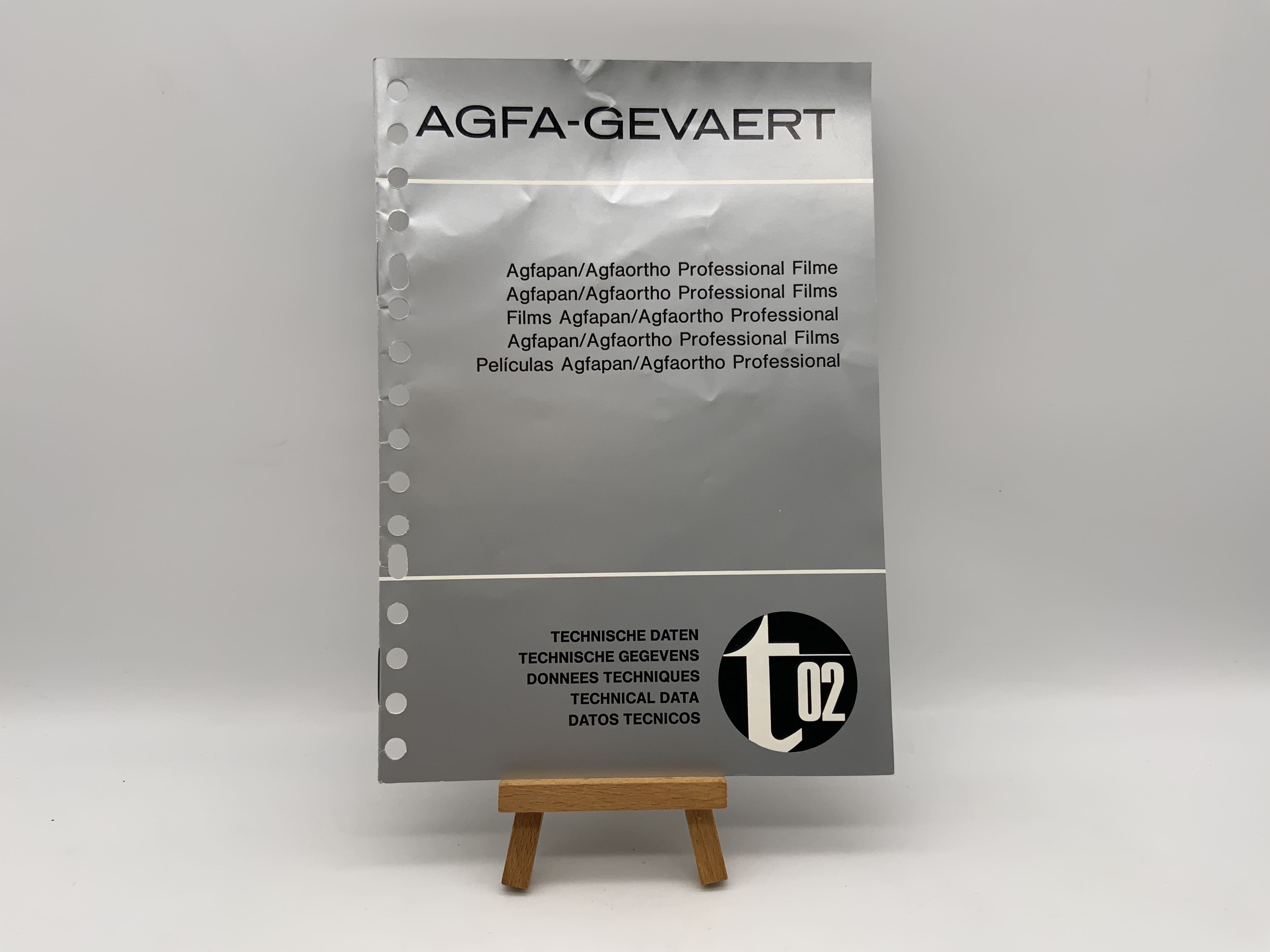 Agfa Agfapan / Agfaortho Professional Films Technical Data Brochure (German)
