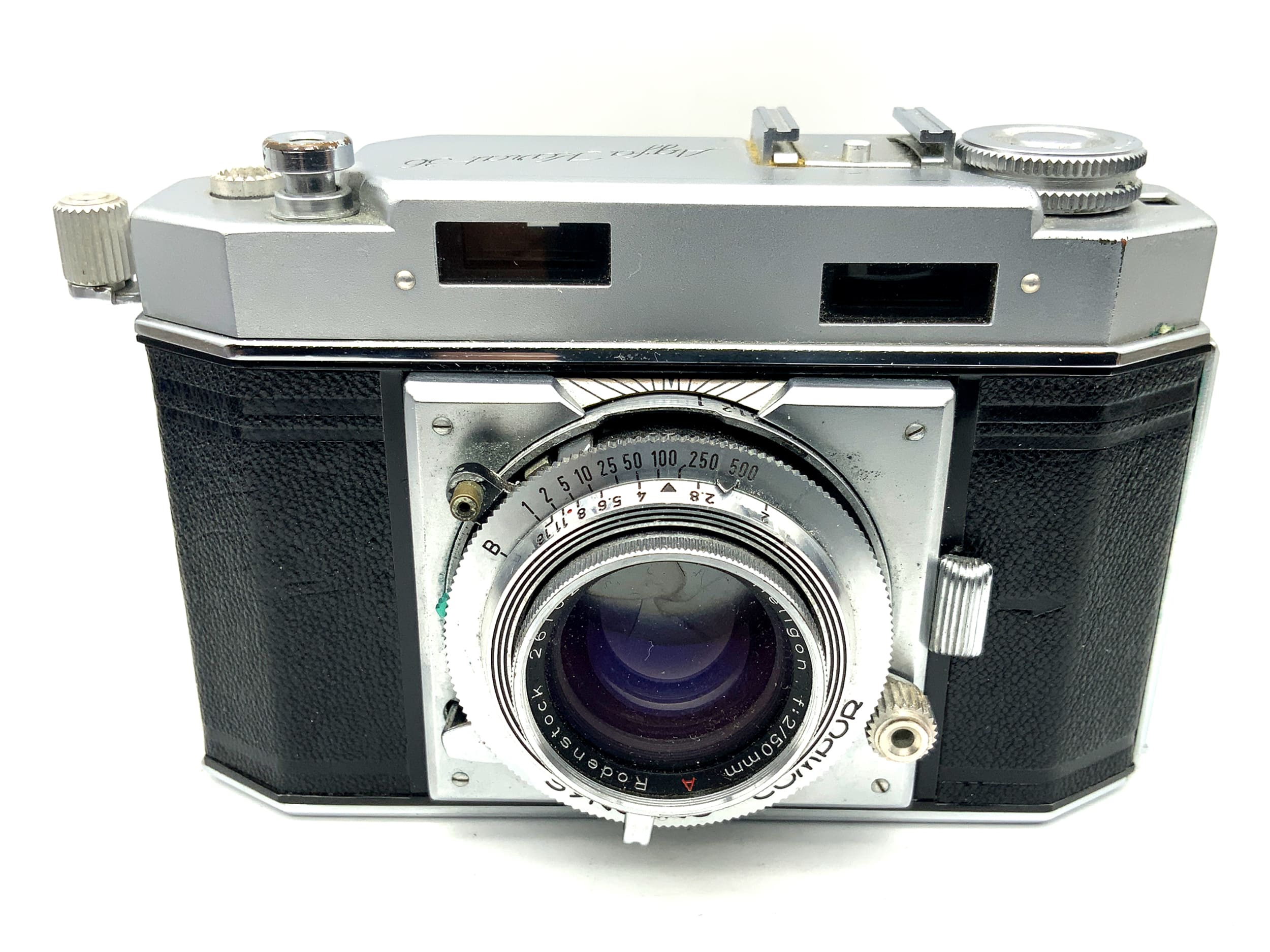 Agfa Karat 36 viewfinder camera Rodenstock Karat-Heligon f:2/ 50mm A Synchro Compur