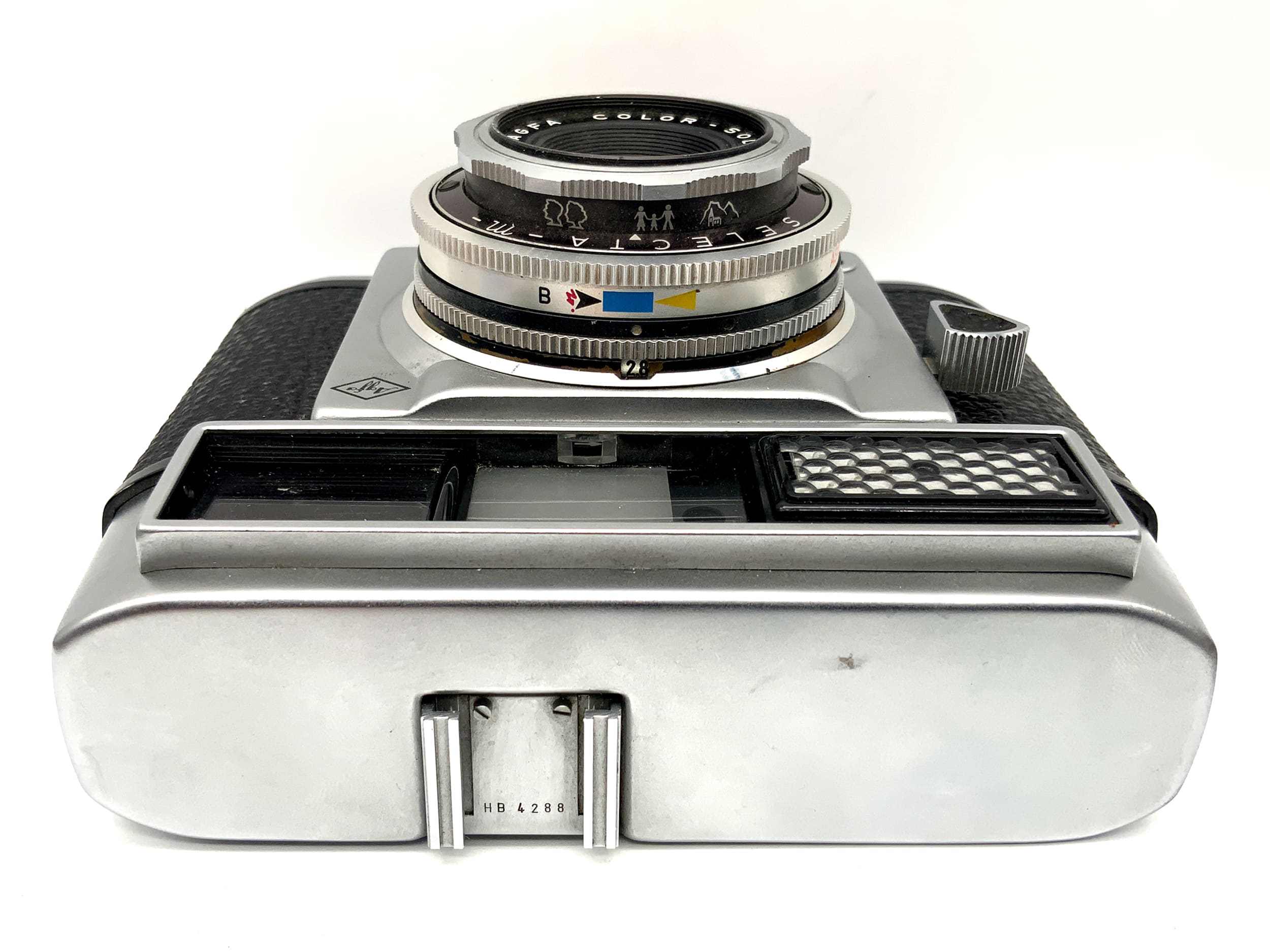 Agfa Selecta-m rangefinder camera with Solinar-R 1:2.8/45 Compur motor drive