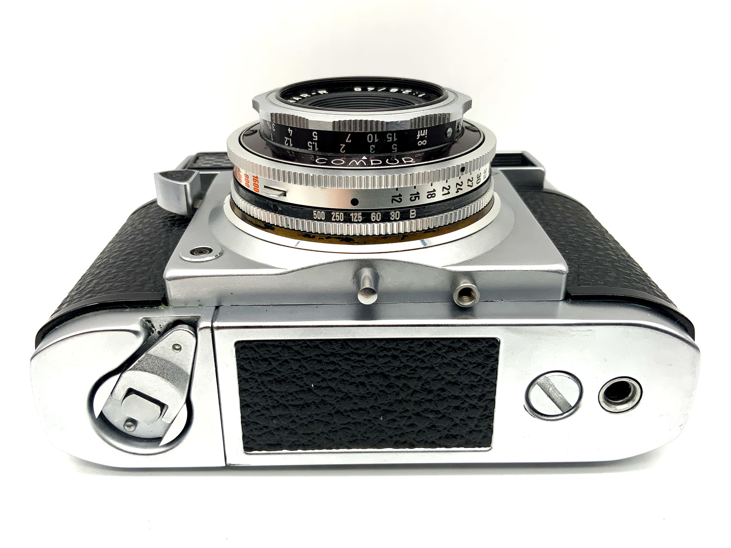 Agfa Selecta-m rangefinder camera with Solinar-R 1:2.8/45 Compur motor drive