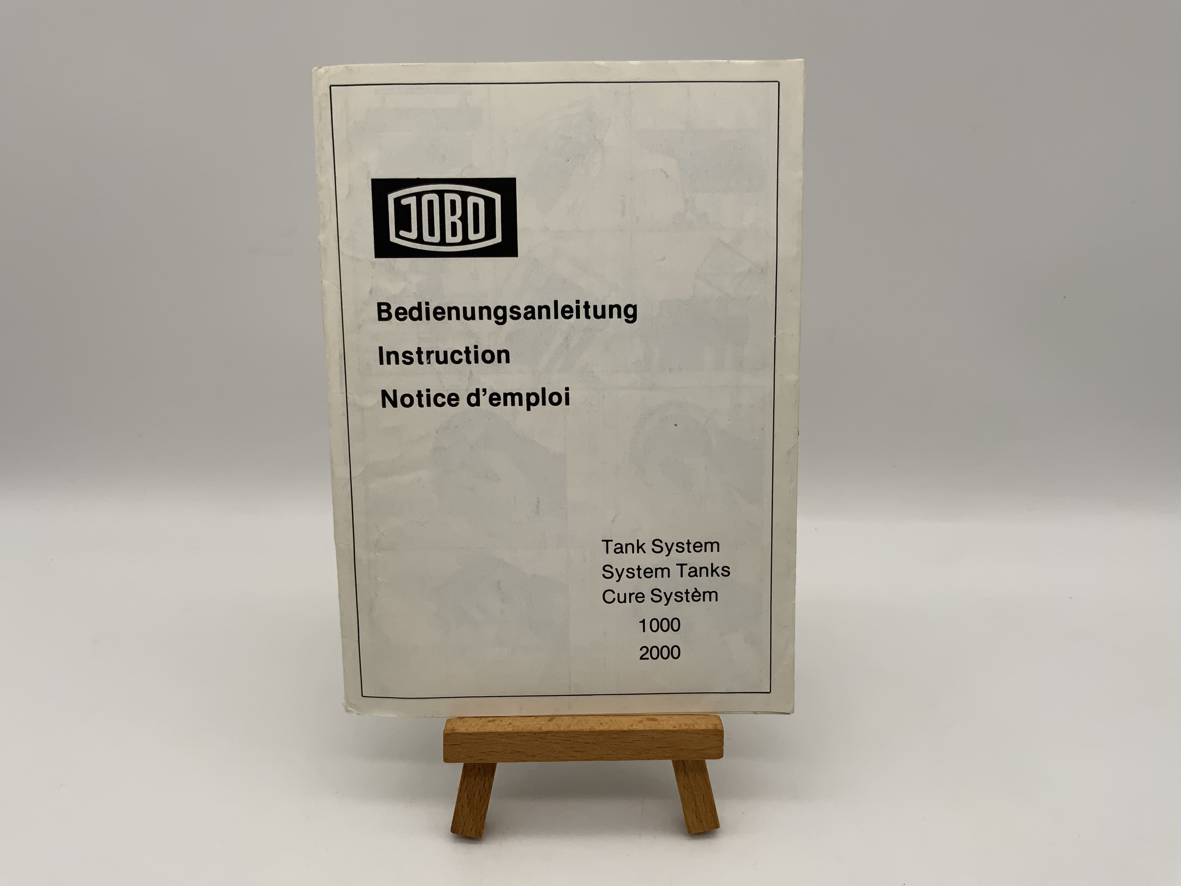 Jobo Tank System 1000 / 2000 Operating Instructions German