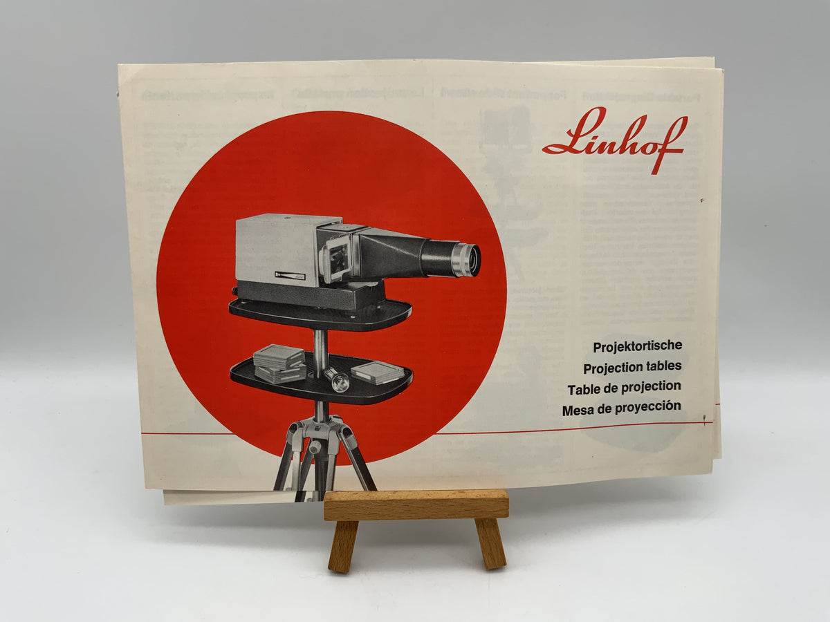 Linhof Projector User Manual Operating Instructions German