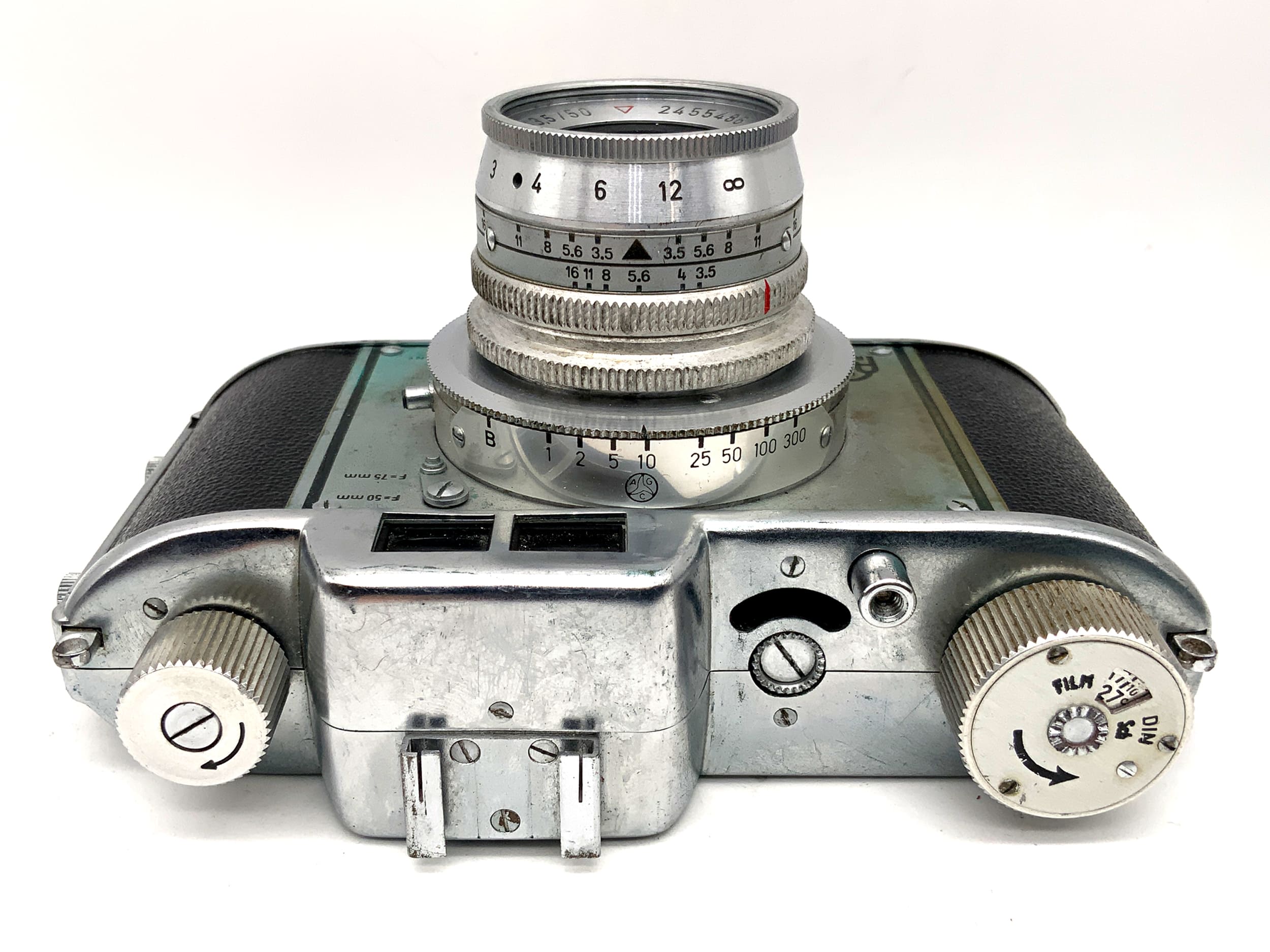 AkA Rette viewfinder camera with Schneider Kreuznach Xenar 1:3.5/50 analog camera