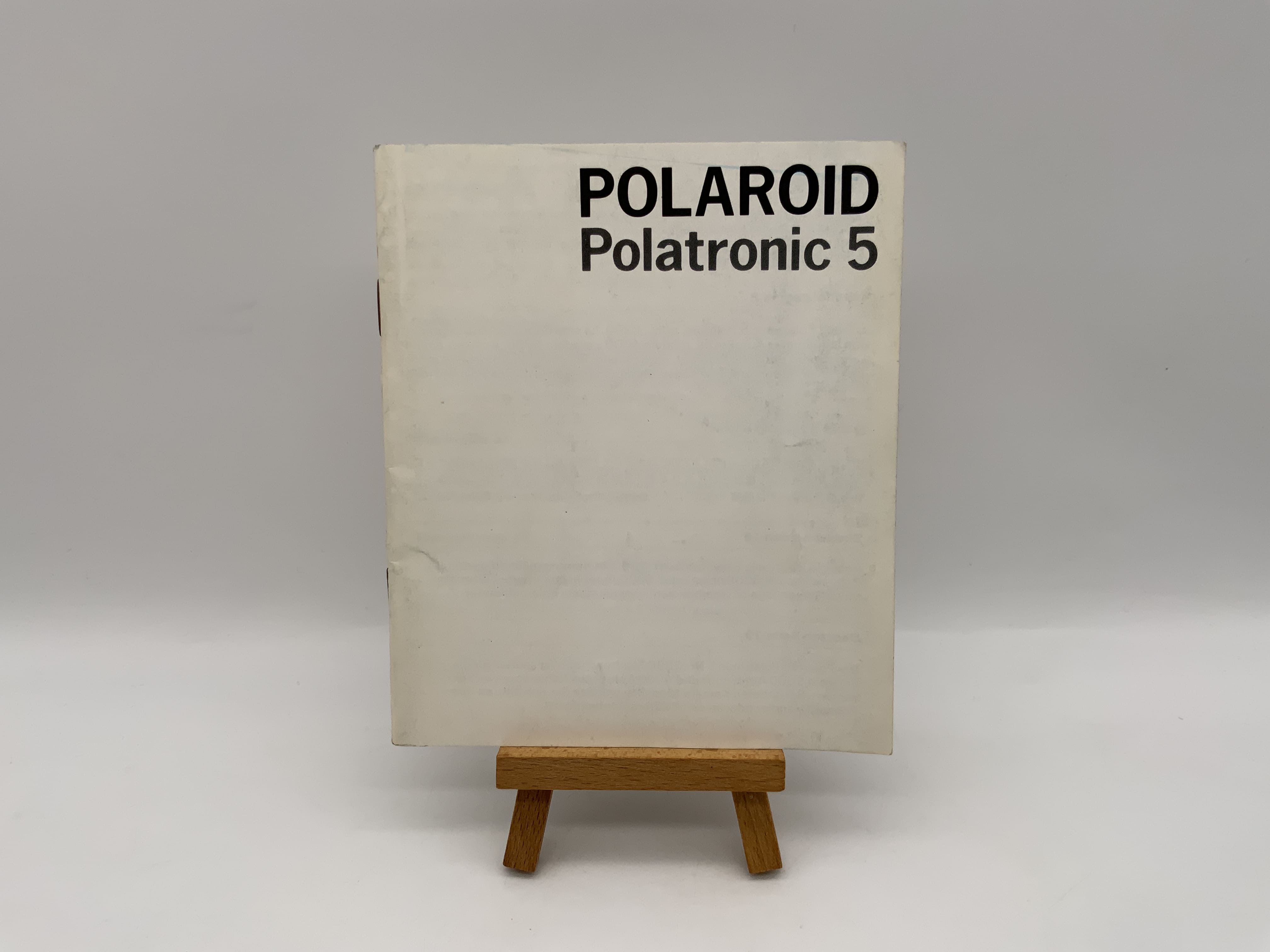 Polaroid Polaroid 5 User Manual (German)