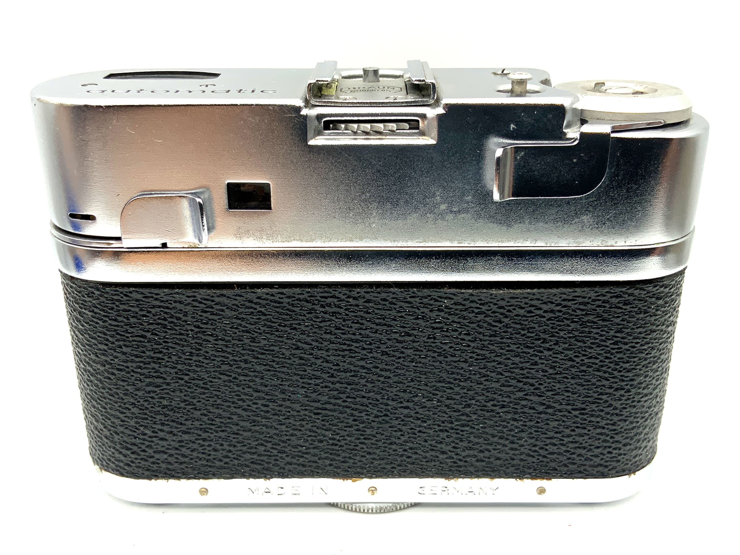 Braun Paxette automatic viewfinder camera Steinheil Cassarit 1:2.8/50mm !Light meter defective!