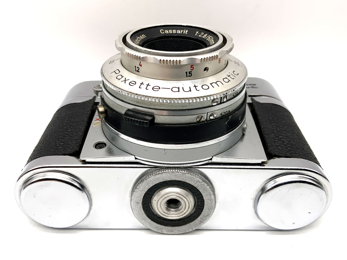 Braun Paxette automatic viewfinder camera Steinheil Cassarit 1:2.8/50mm !Light meter defective!