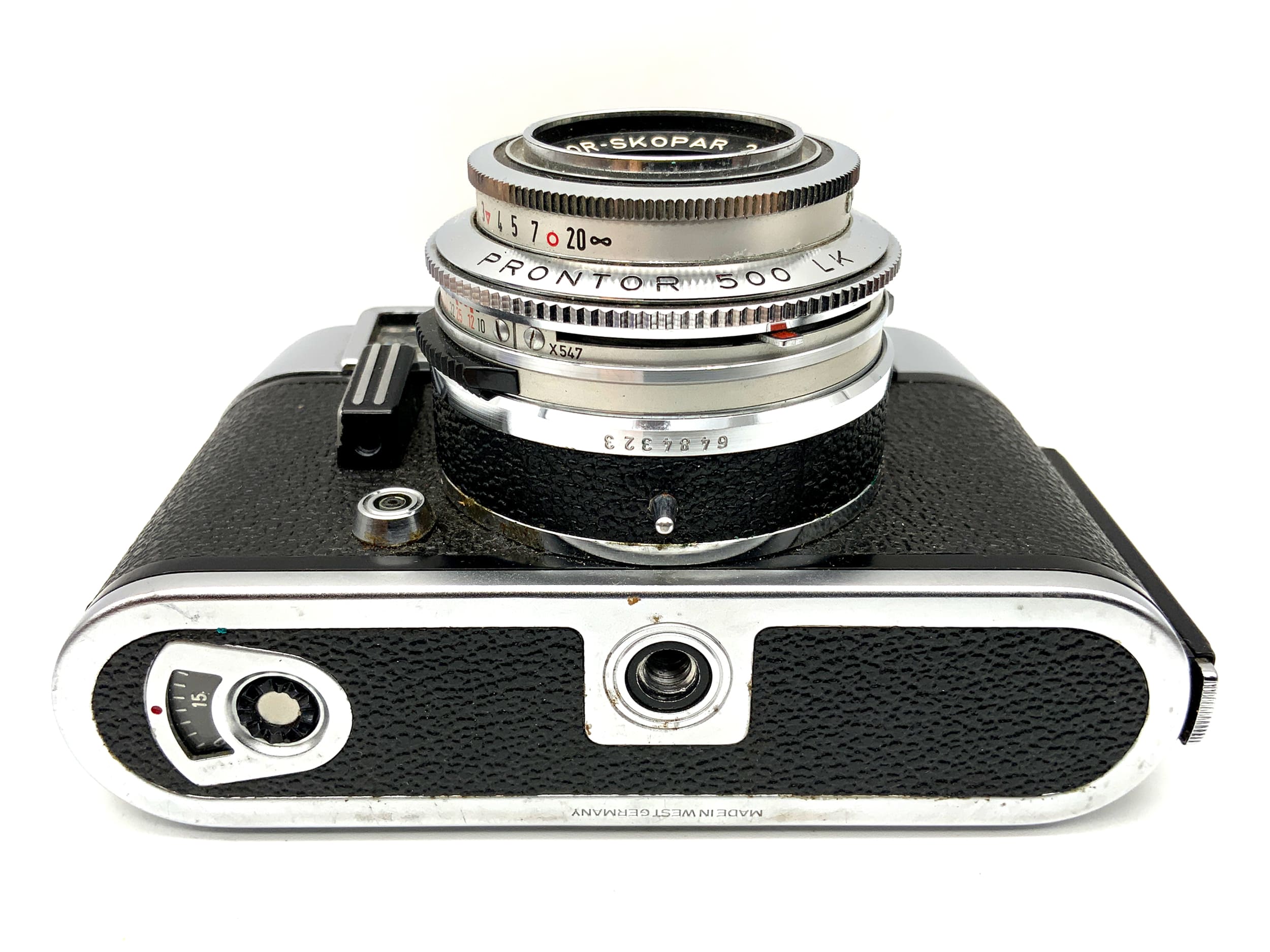 Voigtländer Vito CLR with Color-Skopar 1:2.8/50 Prontor 500 LK !Light indicator defective!