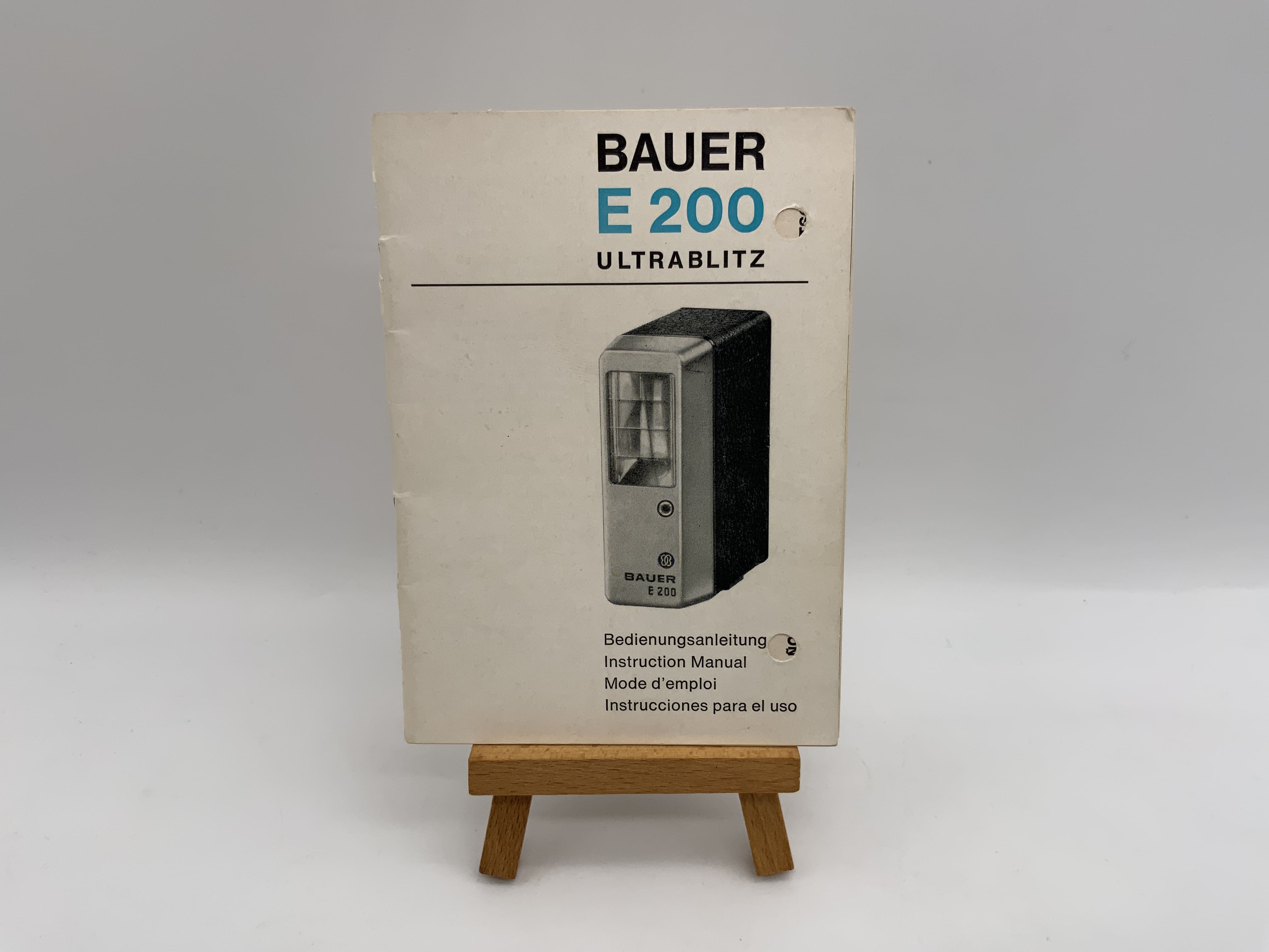 Bauer Ultrablitz E200 User Manual (German)