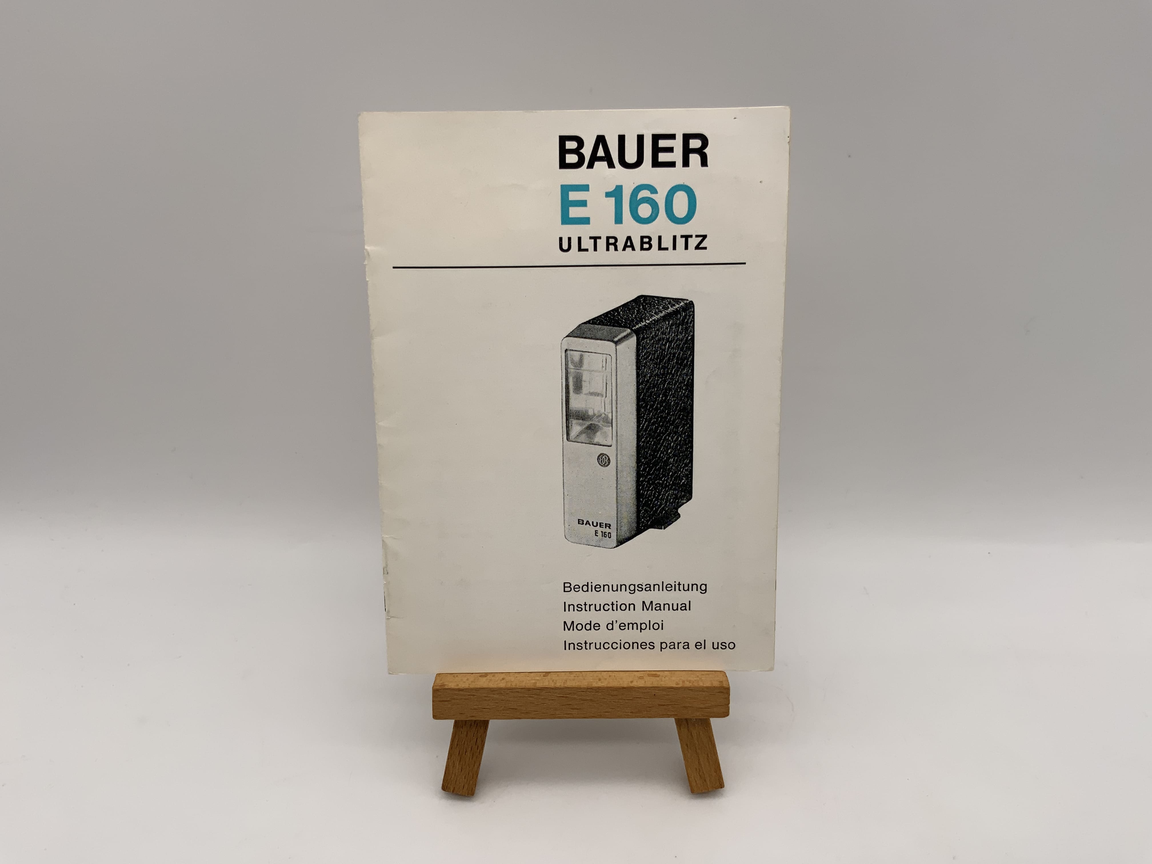 Bauer Ultrablitz E160 User Manual (German)