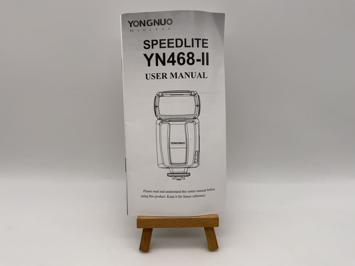 Yongnuo Speedlite YN-468-II Instruction Manual (English)