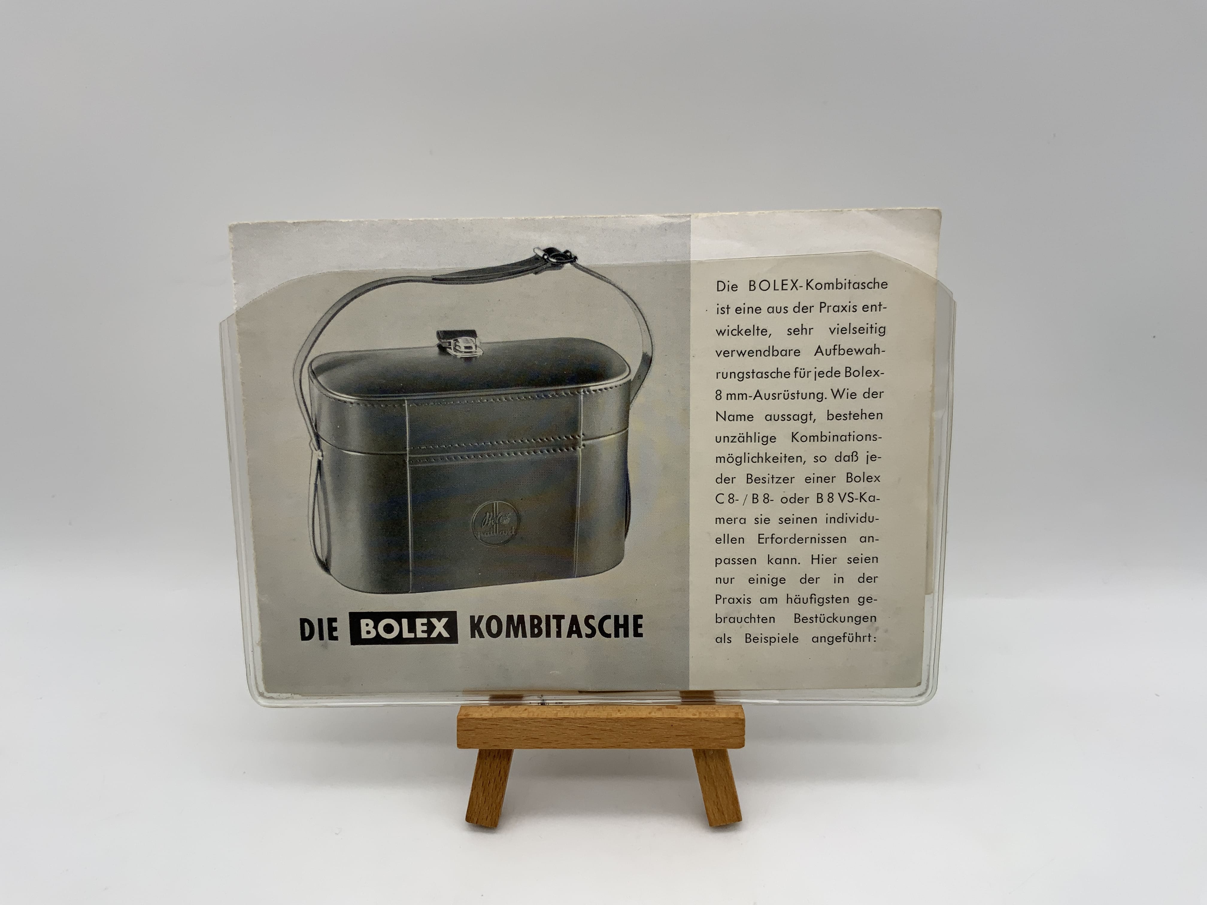 Bolex The Combination Bag Instructions for Use User Manual German