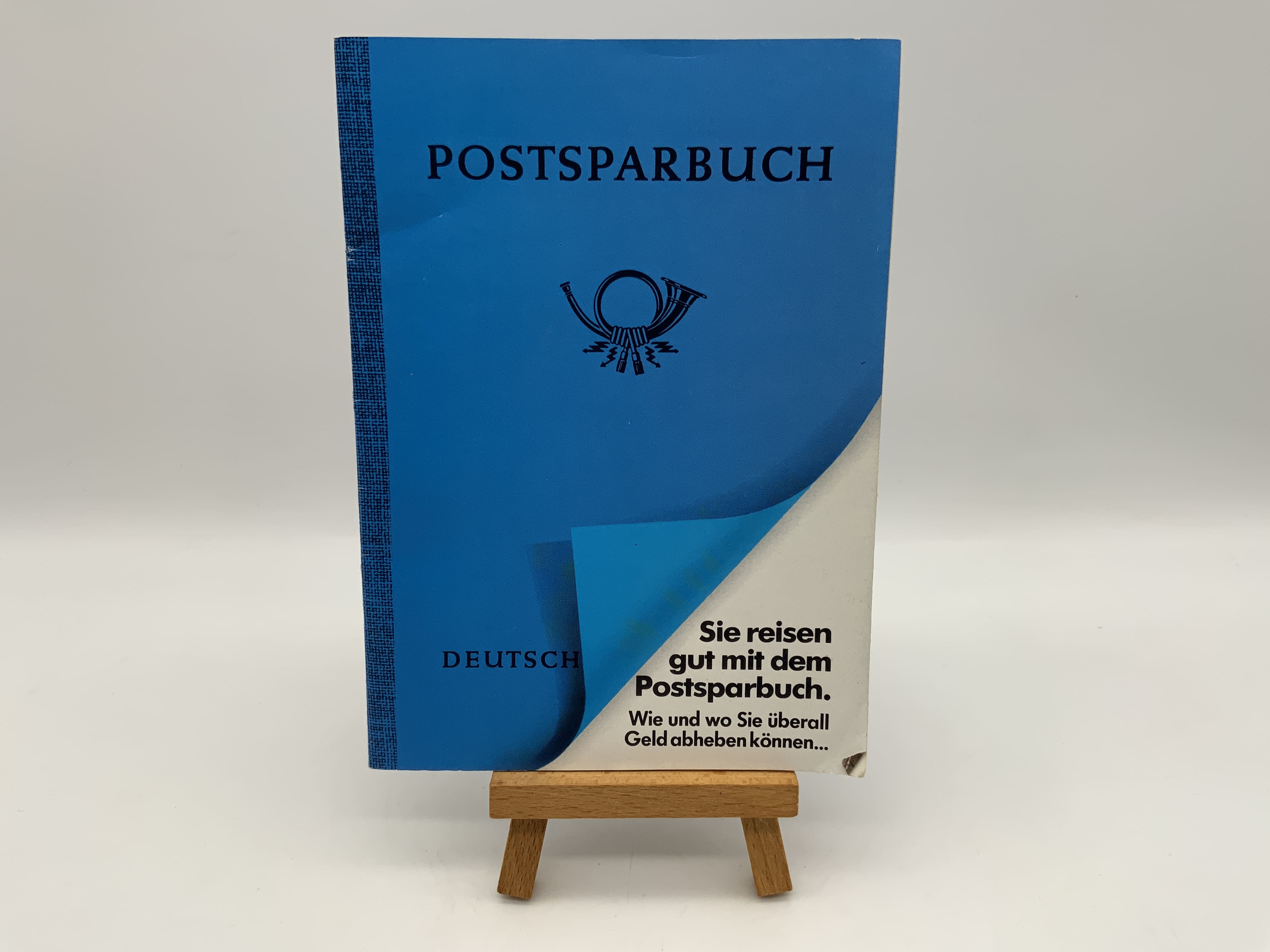 Instructions for use of the postal savings book (German version, as of April 1, 1980)