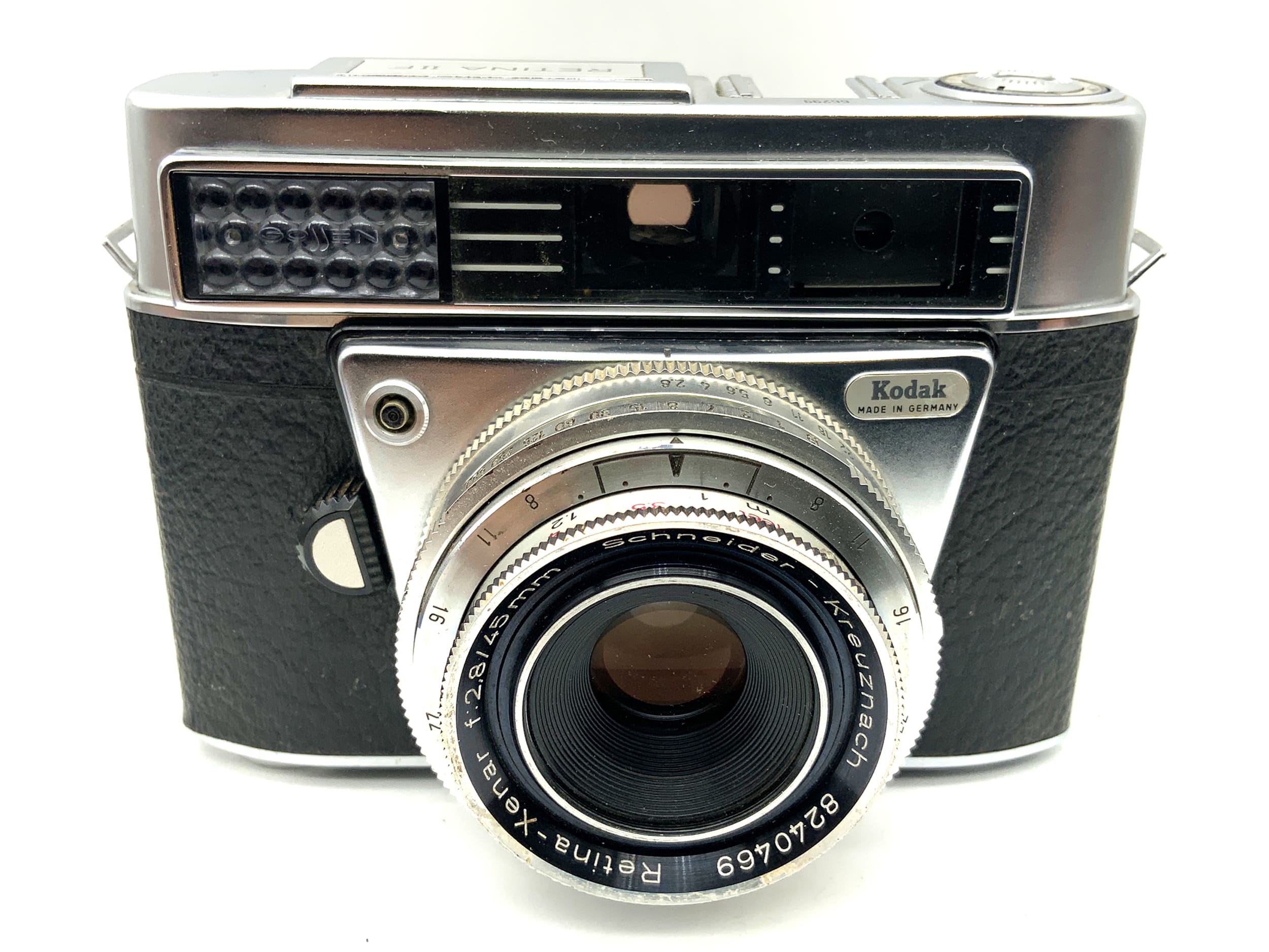 Kodak Retina II F rangefinder camera with Retina Xenar 1:2.8/45mm Compur lens! Light meter defective!