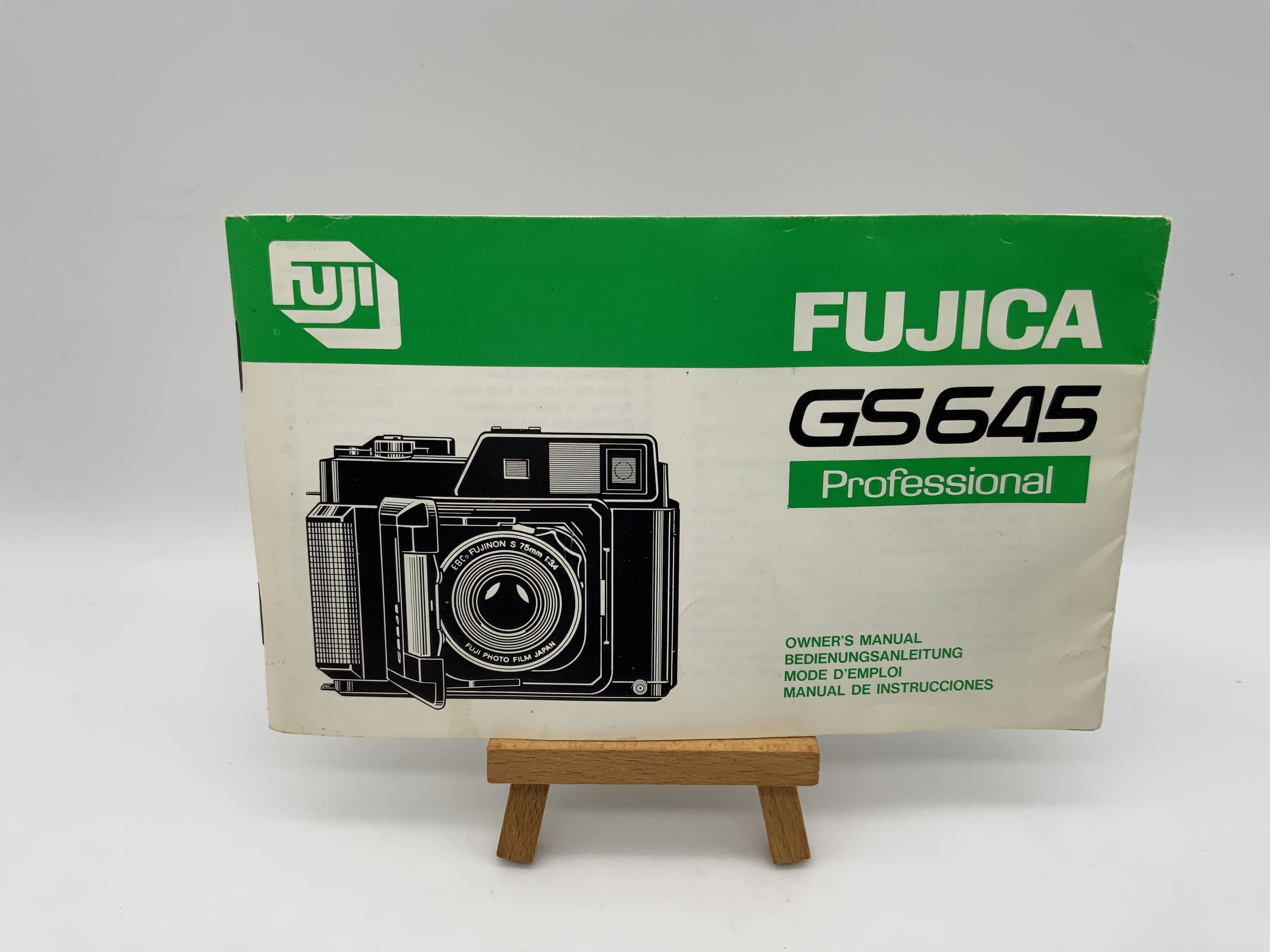 Fujica GS 645 Professional User Manual (German)