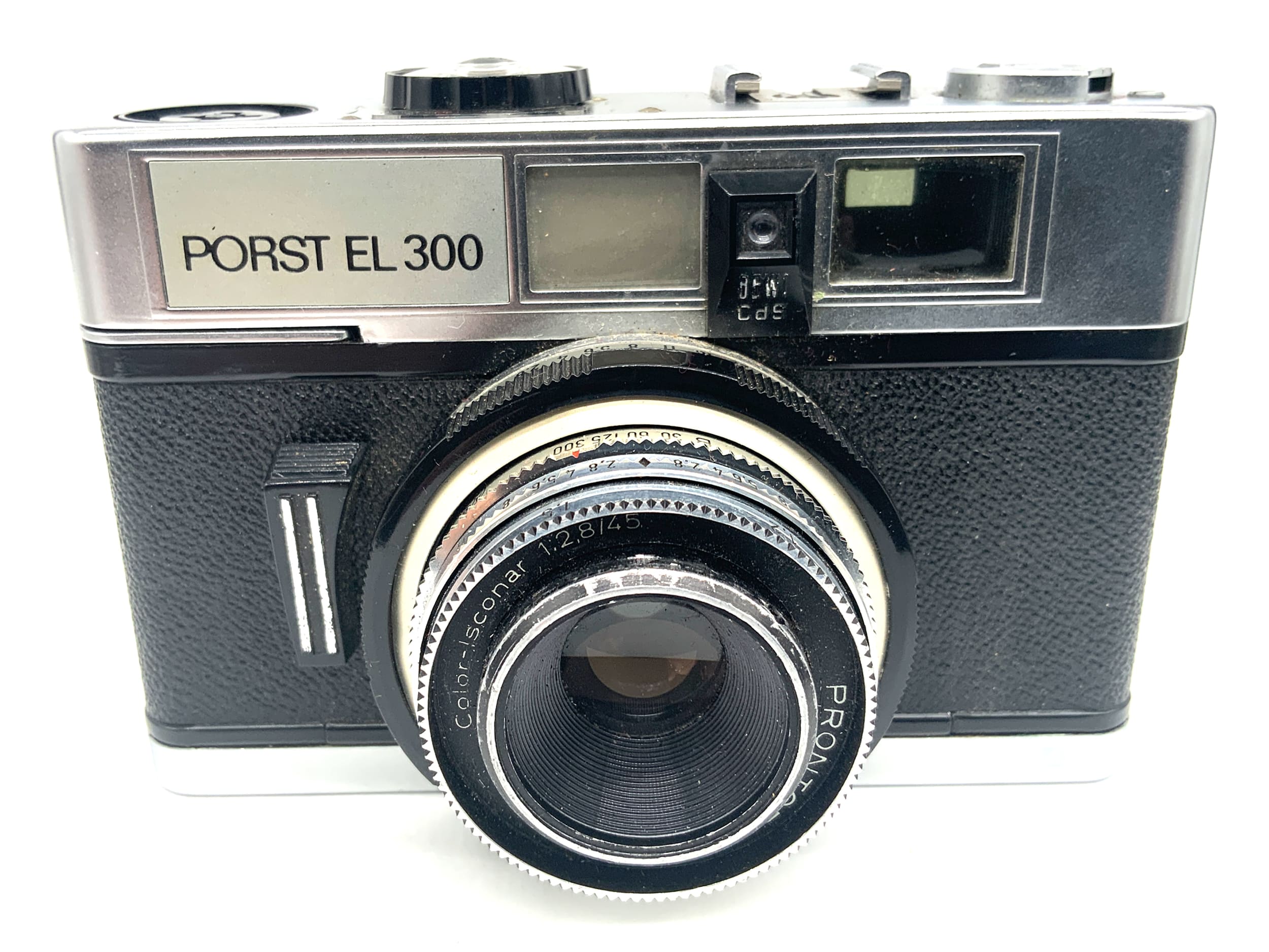 Porst EL 300 Sucherkamera mit Color-Isonar45mm 1:2.8 Prontor 300 Analogkamera