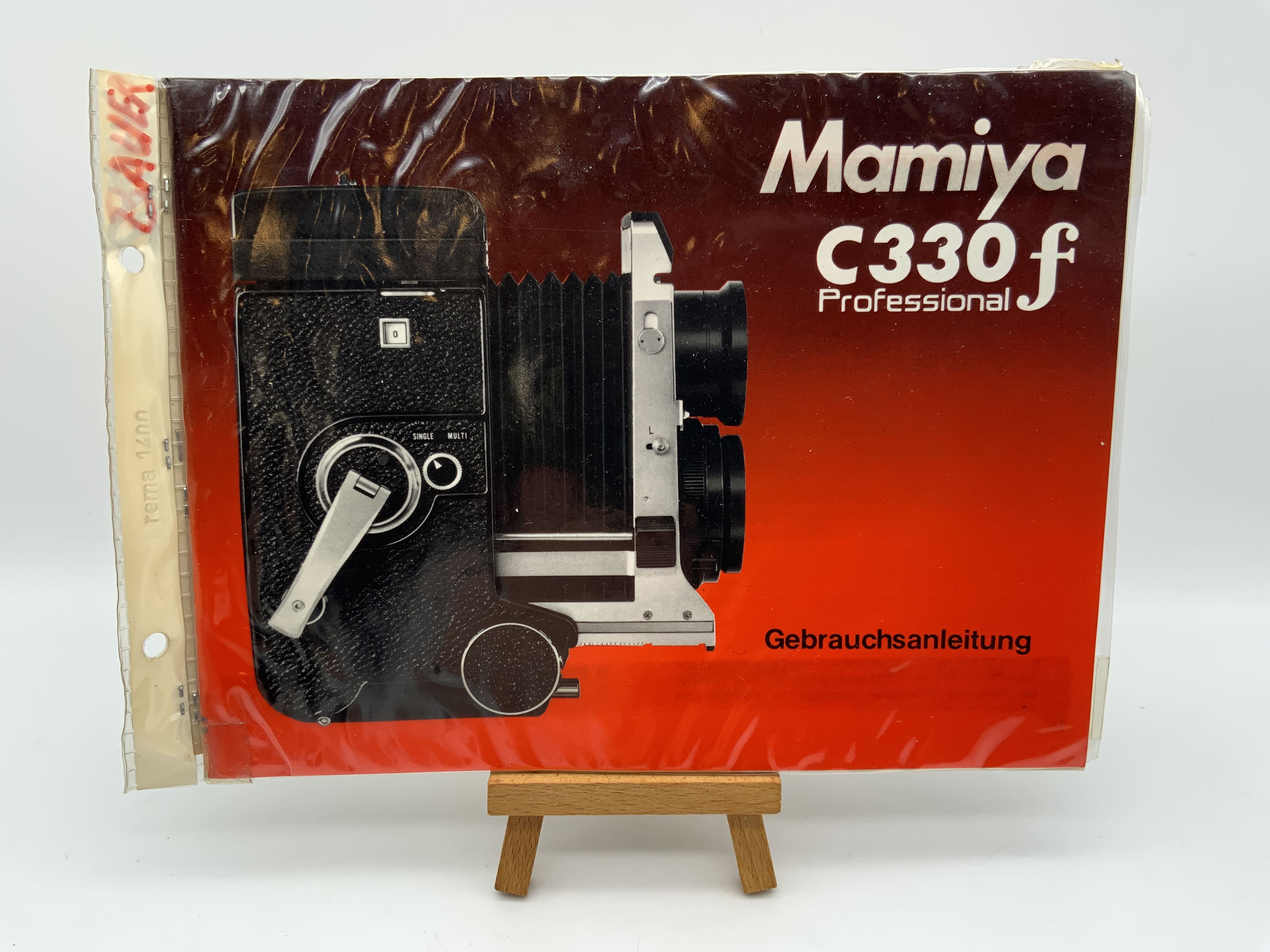 Mamiya C330f professional heavily used instruction manual German