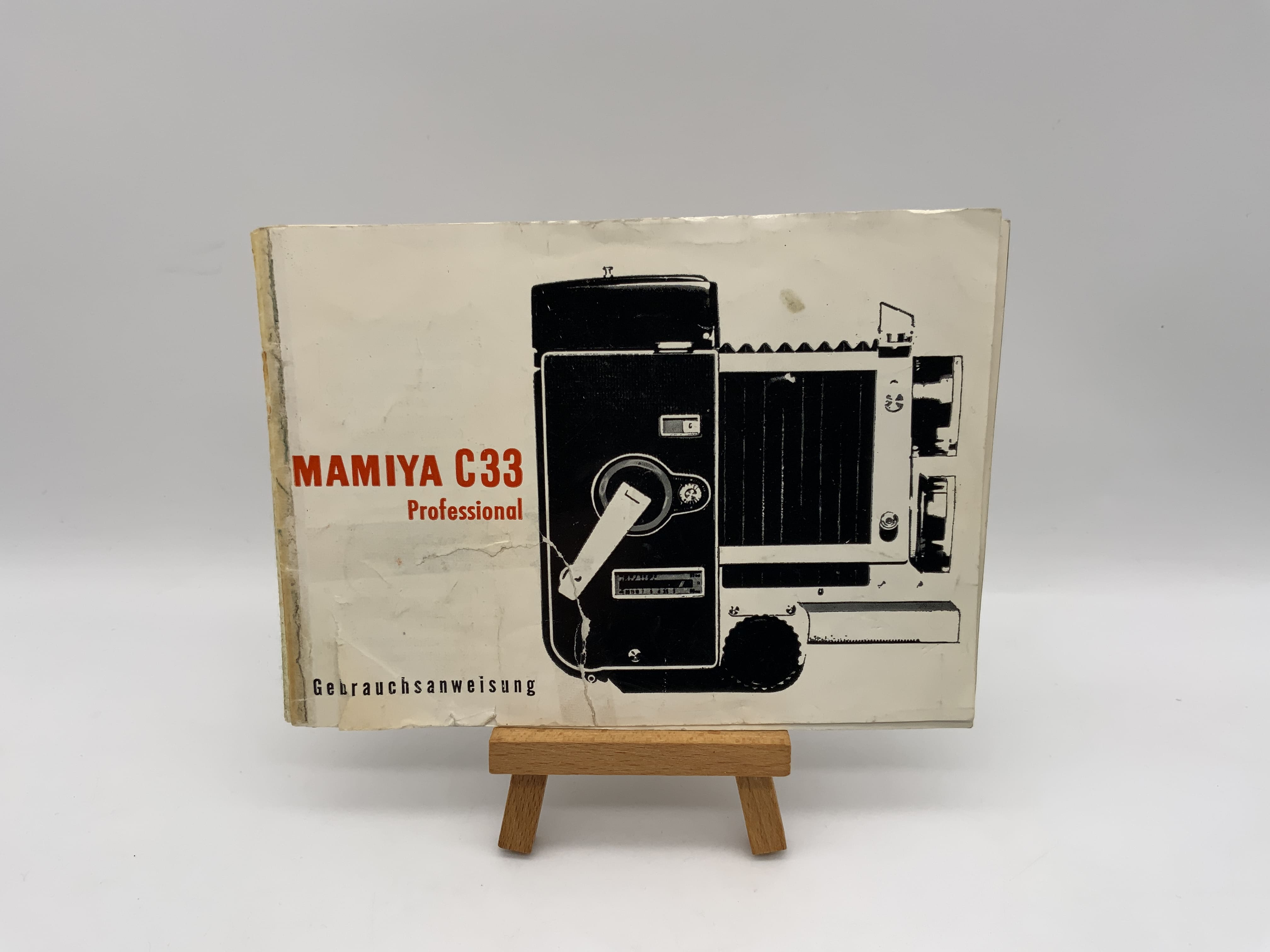 Mamiya C33 professional user manual (German)