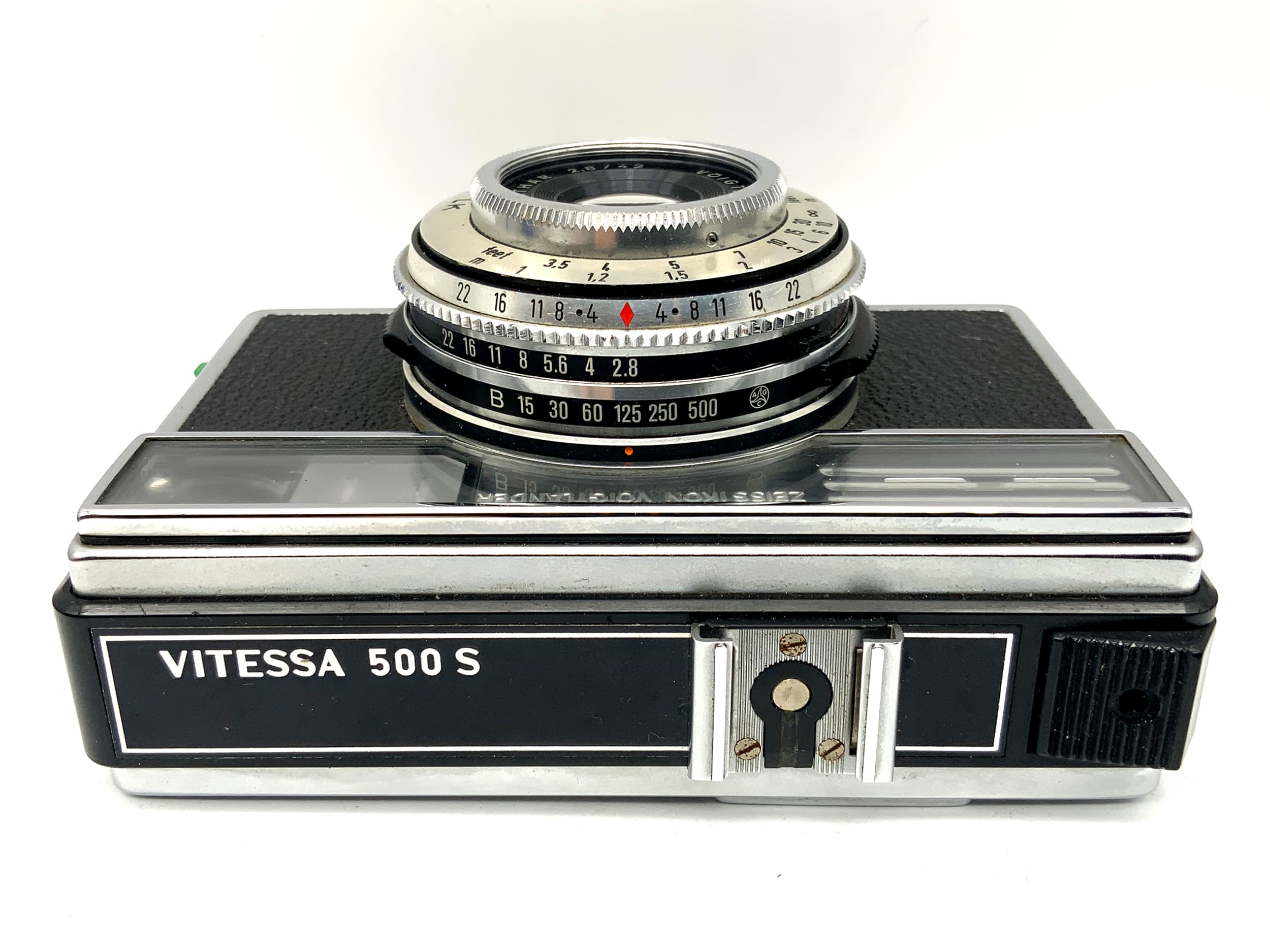 Voigtländer Vitessa 500S with Color-Lanthar 2.8/42 Prontor 500 LK !Light defective!