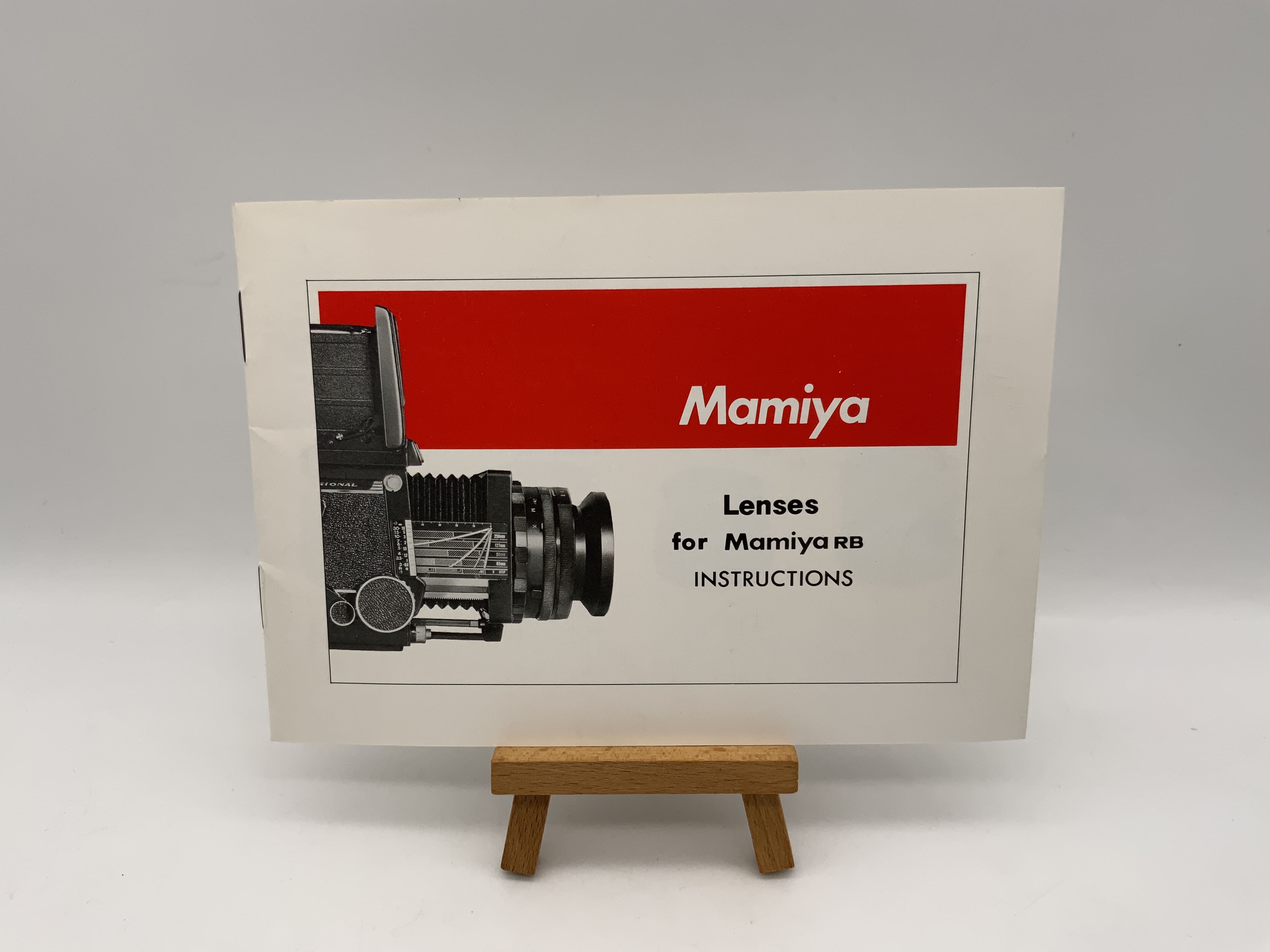 Mamiya Lenses for Mamiya RB User Manual (English)