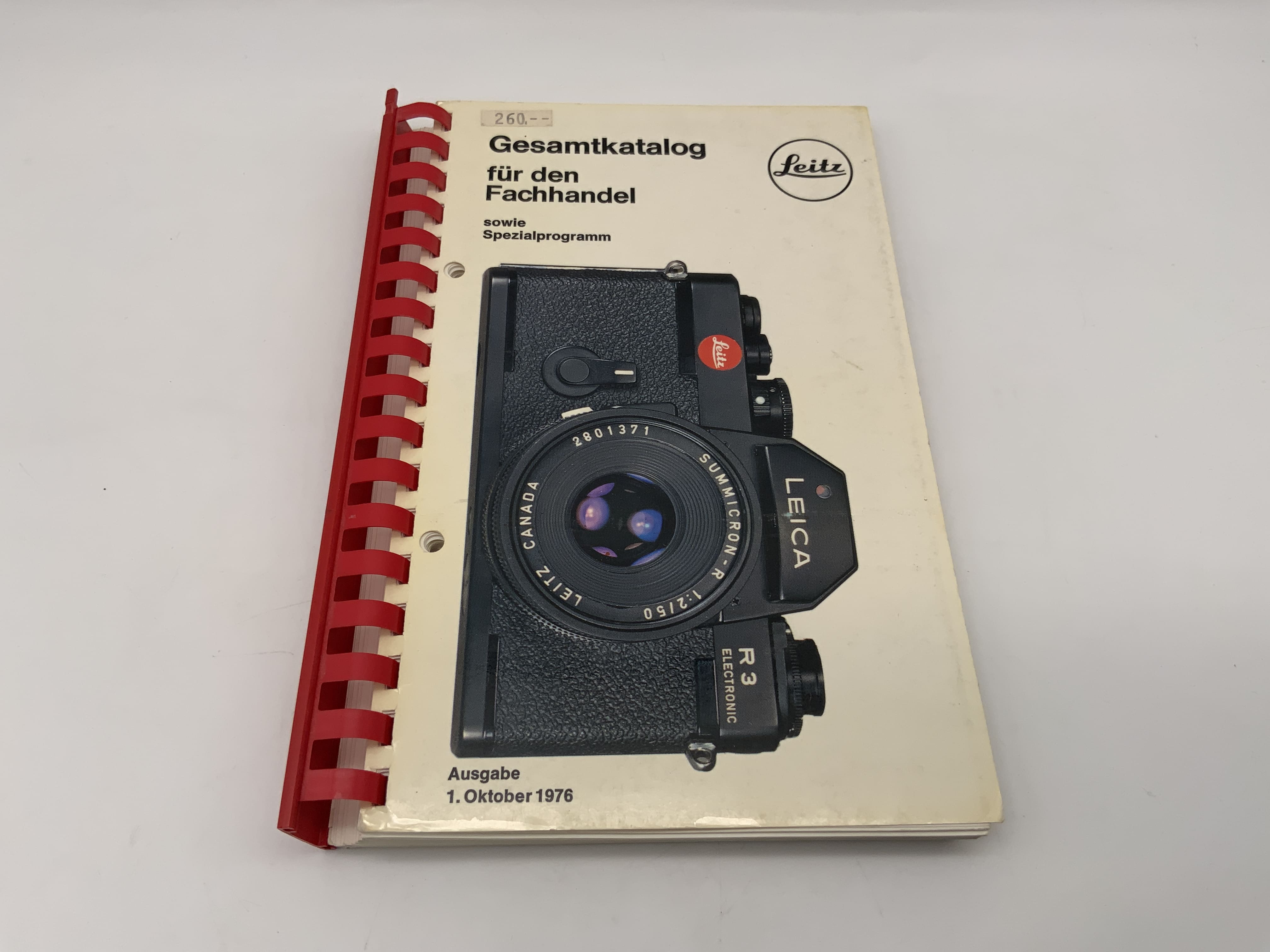 Leitz Complete Catalog for Specialist Retailers 1976 Book German
