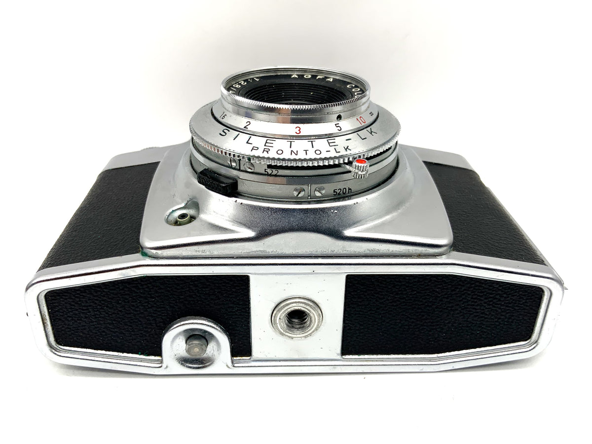 Agfa Silette-LK viewfinder camera with Color-Apotar 1:2.8/45 Pronto-LK lens! Light meter defective!