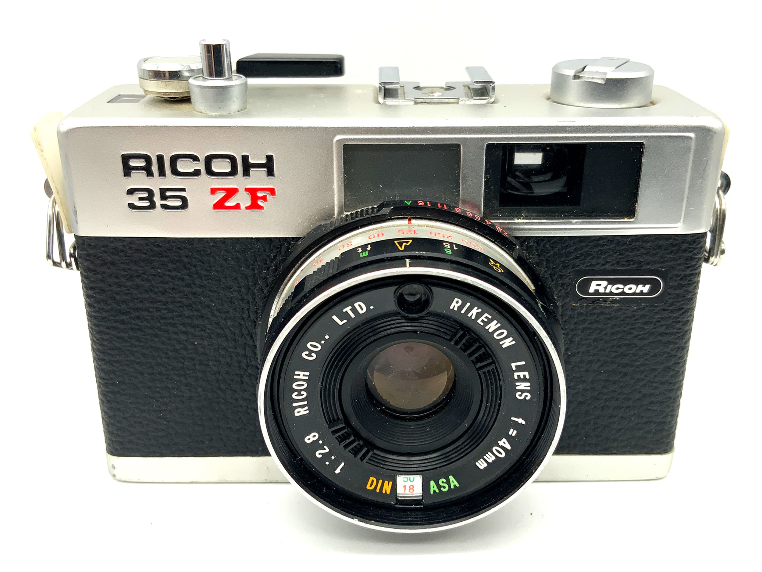 Ricoh 35 ZF viewfinder camera with 1:2.8/40mm compact camera, analog camera! Light meter defective!