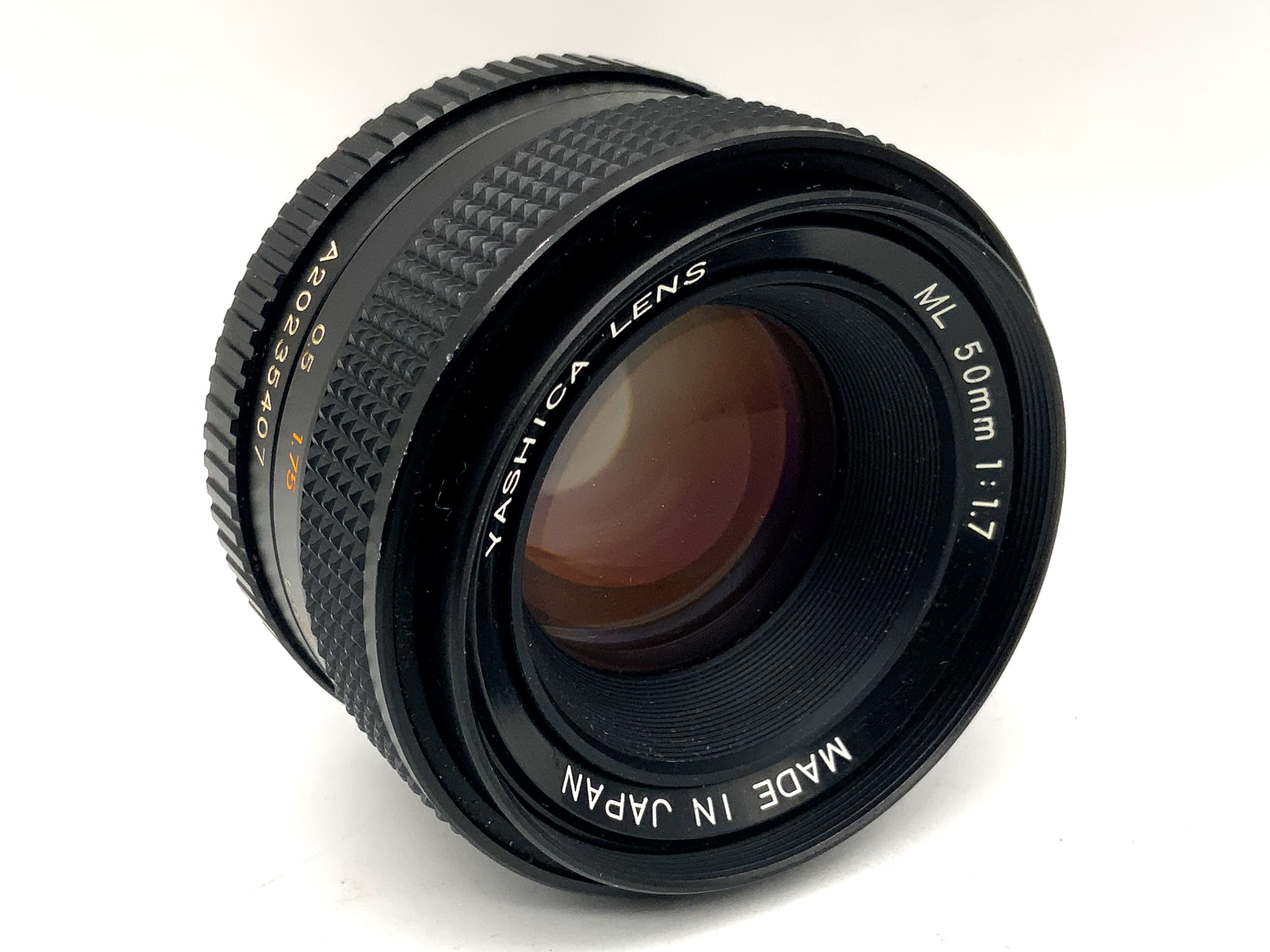 Yashica 50mm 1:1.7 ML prime lens (Yashica/Contax)