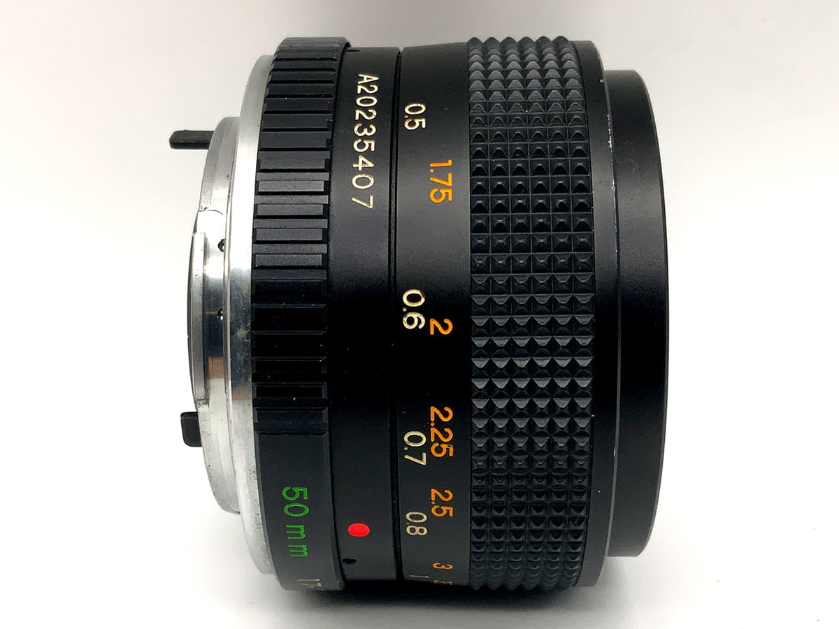 Yashica 50mm 1:1.7 ML prime lens (Yashica/Contax)