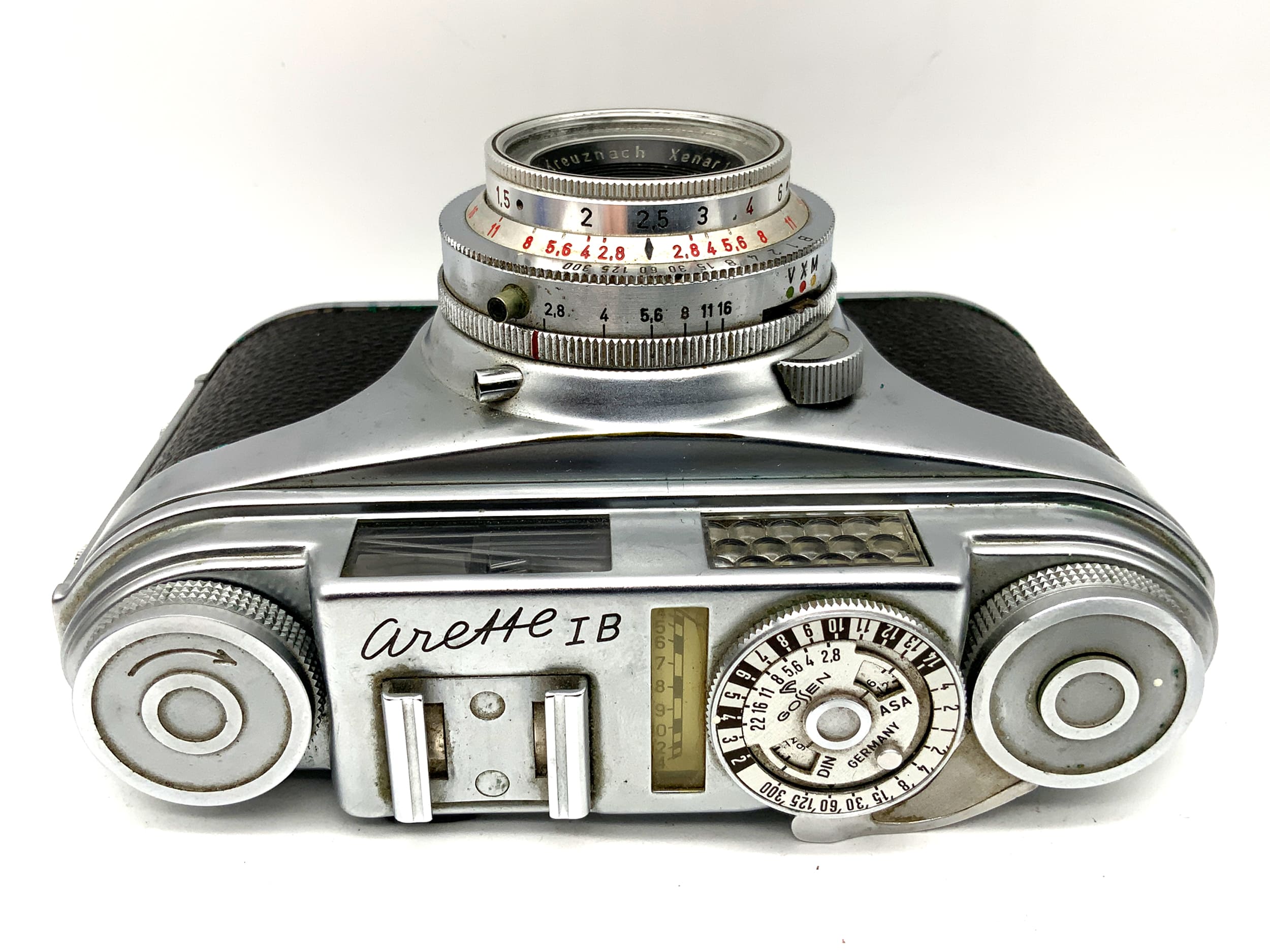 AkA Arette IB viewfinder camera with Xenar 1:2.8/45 Prontor-SVS lens! Light meter defective!