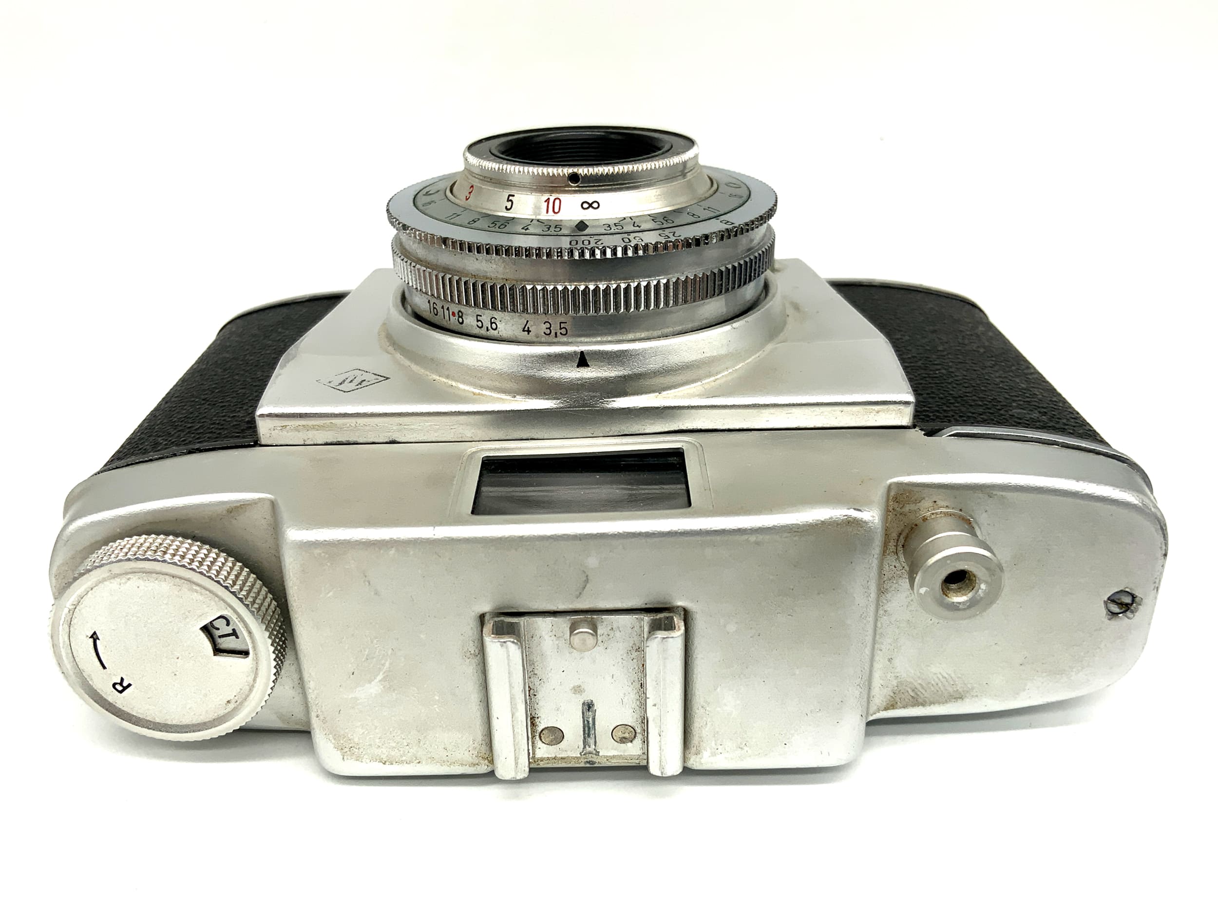 Agfa Silette Sucherkamera mit Apotar 45mm 1:3.5 Vario Kompaktkamera Analogkamera
