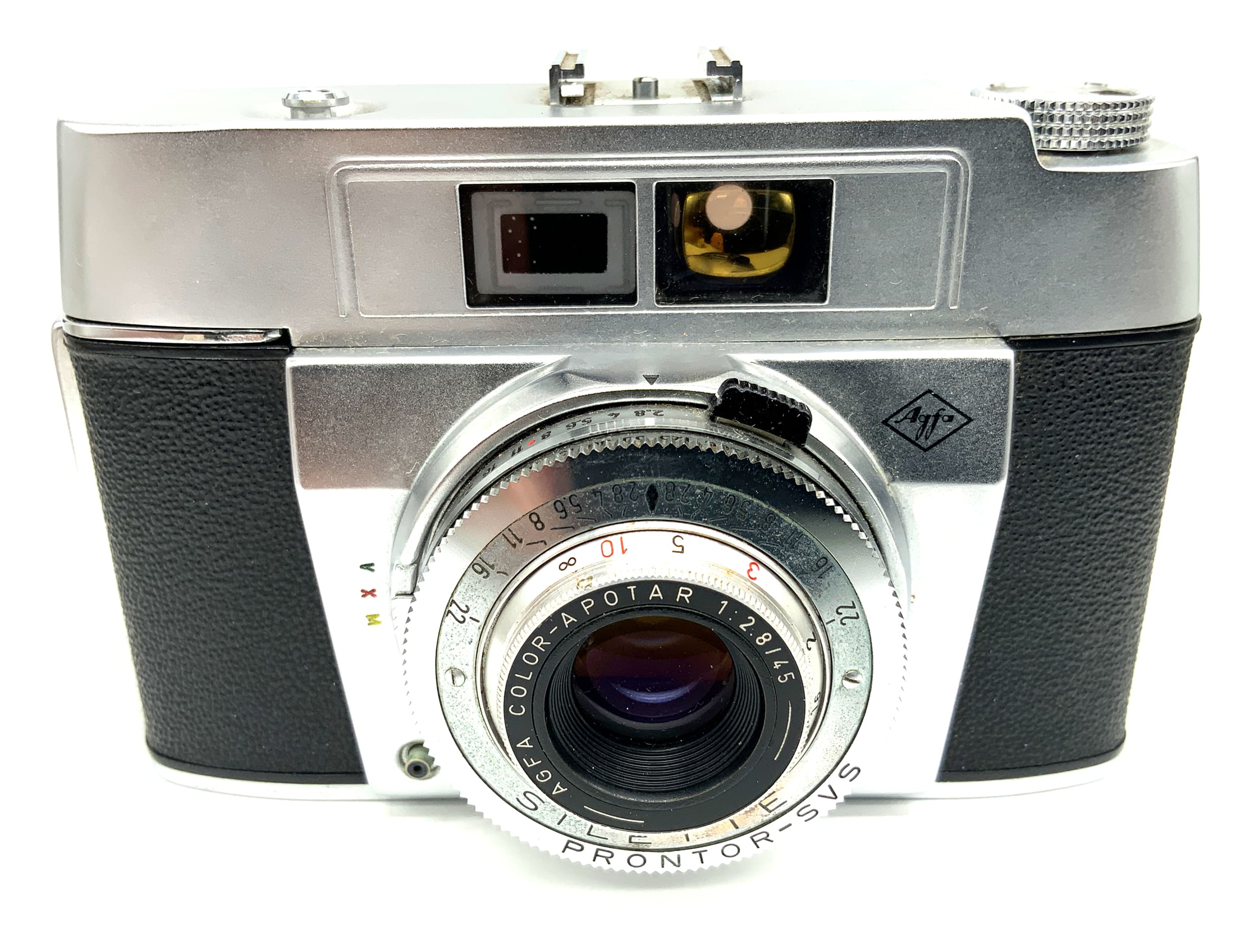 Agfa Silette Sucherkamera mit Color-Apotar 1:2.8/45 Kompaktkamera Analogkamera