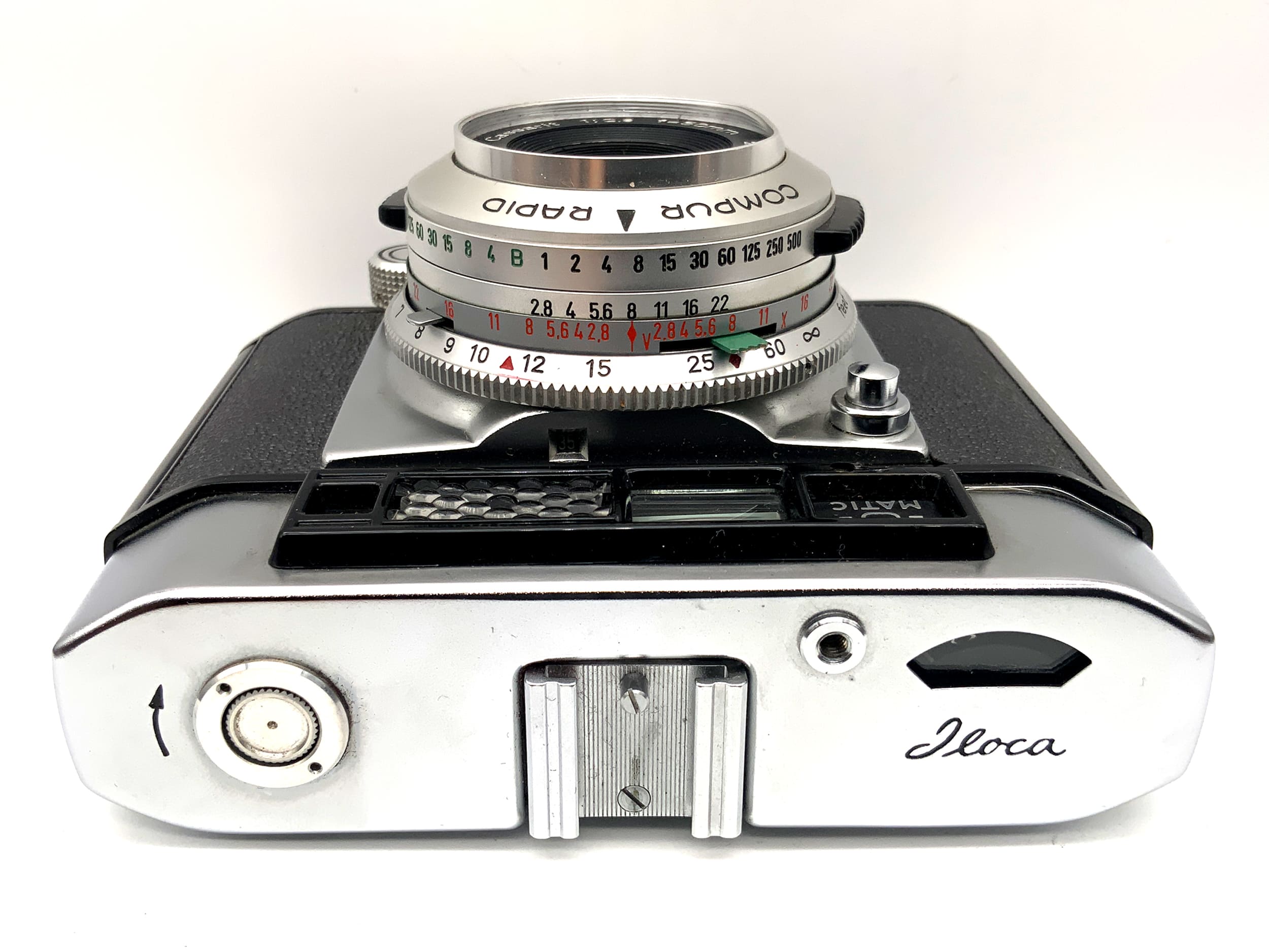 Iloca Aut Matic with Steinheil Cassarit 1:2.8/50mm Compur Rapid !Beli defective!