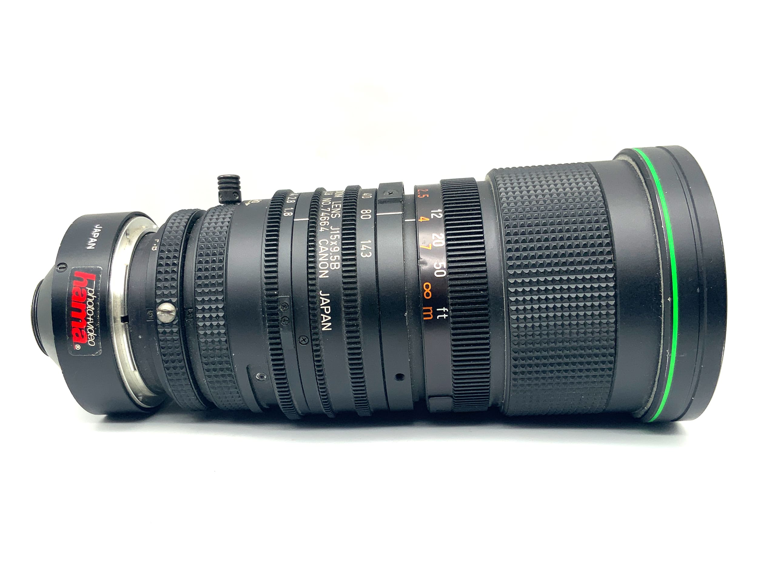 Canon 9.5-143mm 1:1.8 Lens !Conversion! J15x9.5B TV Zoom Lens (C-Mount)