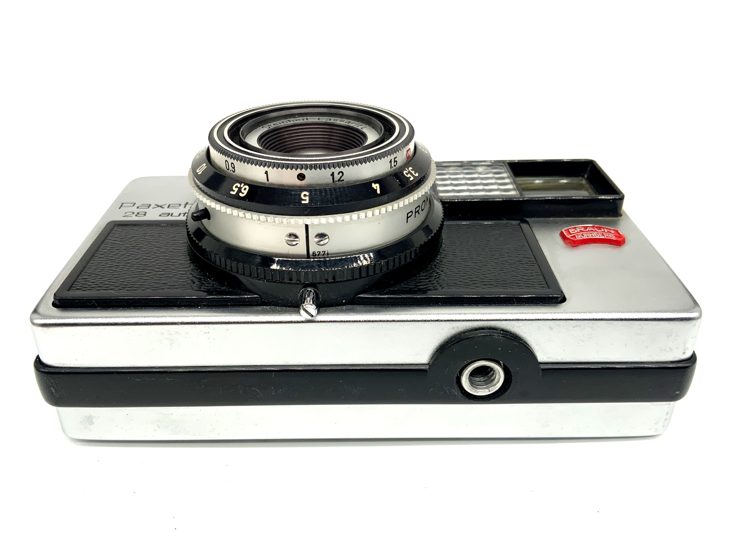 Braun Nürnberg Paxette 28 auto mit Steinheil-Cassarit L 1:2.8/38mm Prontor-Matic