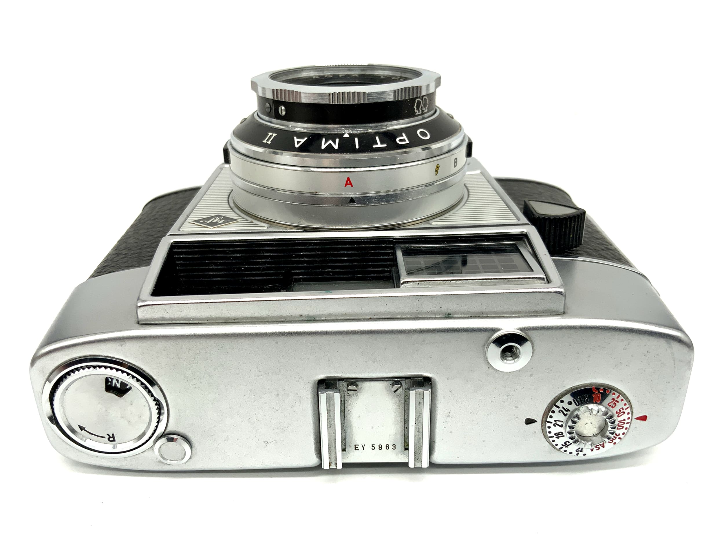 Agfa Optima II Sucherkamera mit Color-Apotar 1:2.8/45mm Prontormator