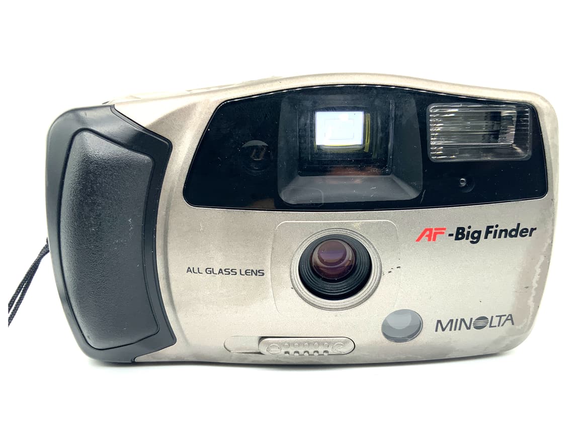 Minolta AF-Big Finder Point&Shoot mit All Glass Lens Kompaktkamera Analogkamera