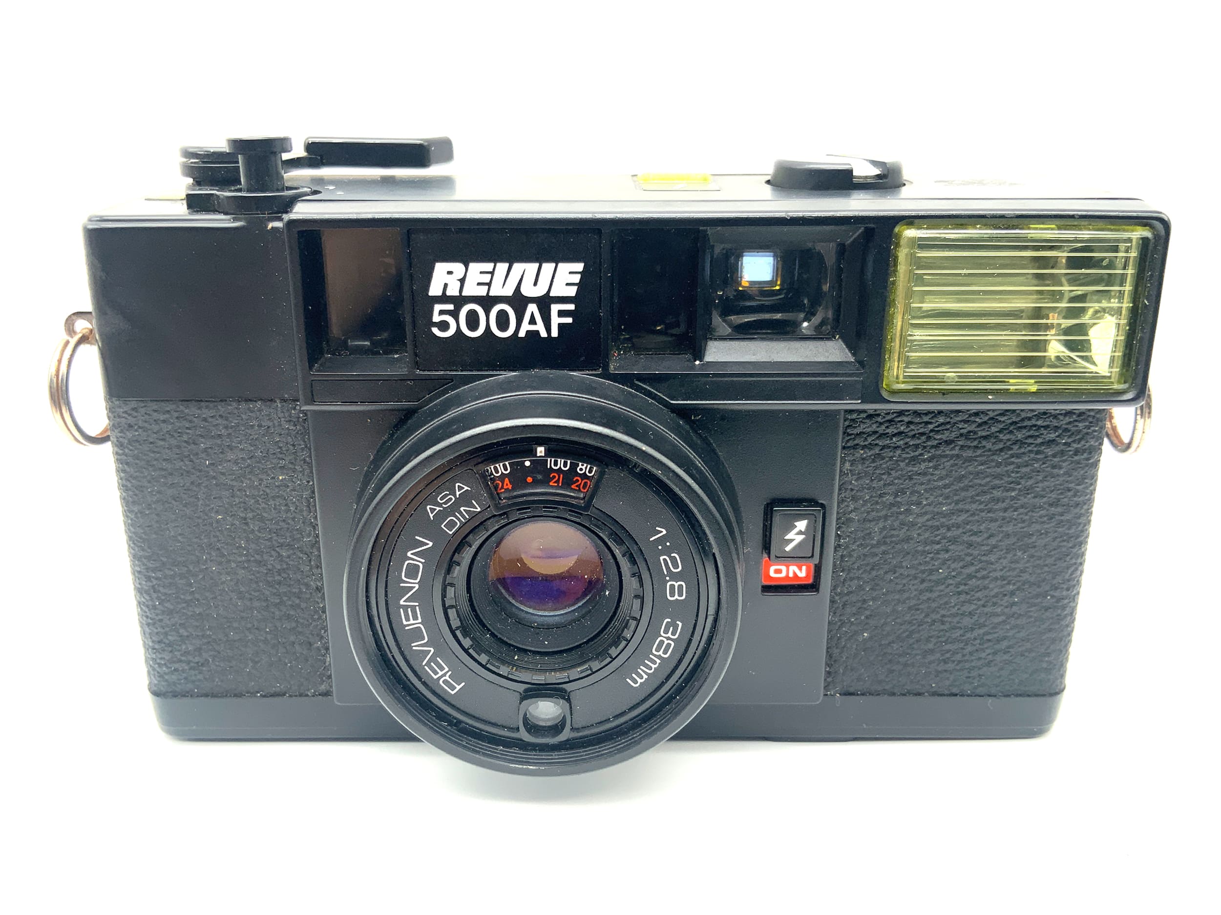 Revue 500AF Point&amp;Shoot with Revuenon 1:2.8/38mm compact camera analog camera