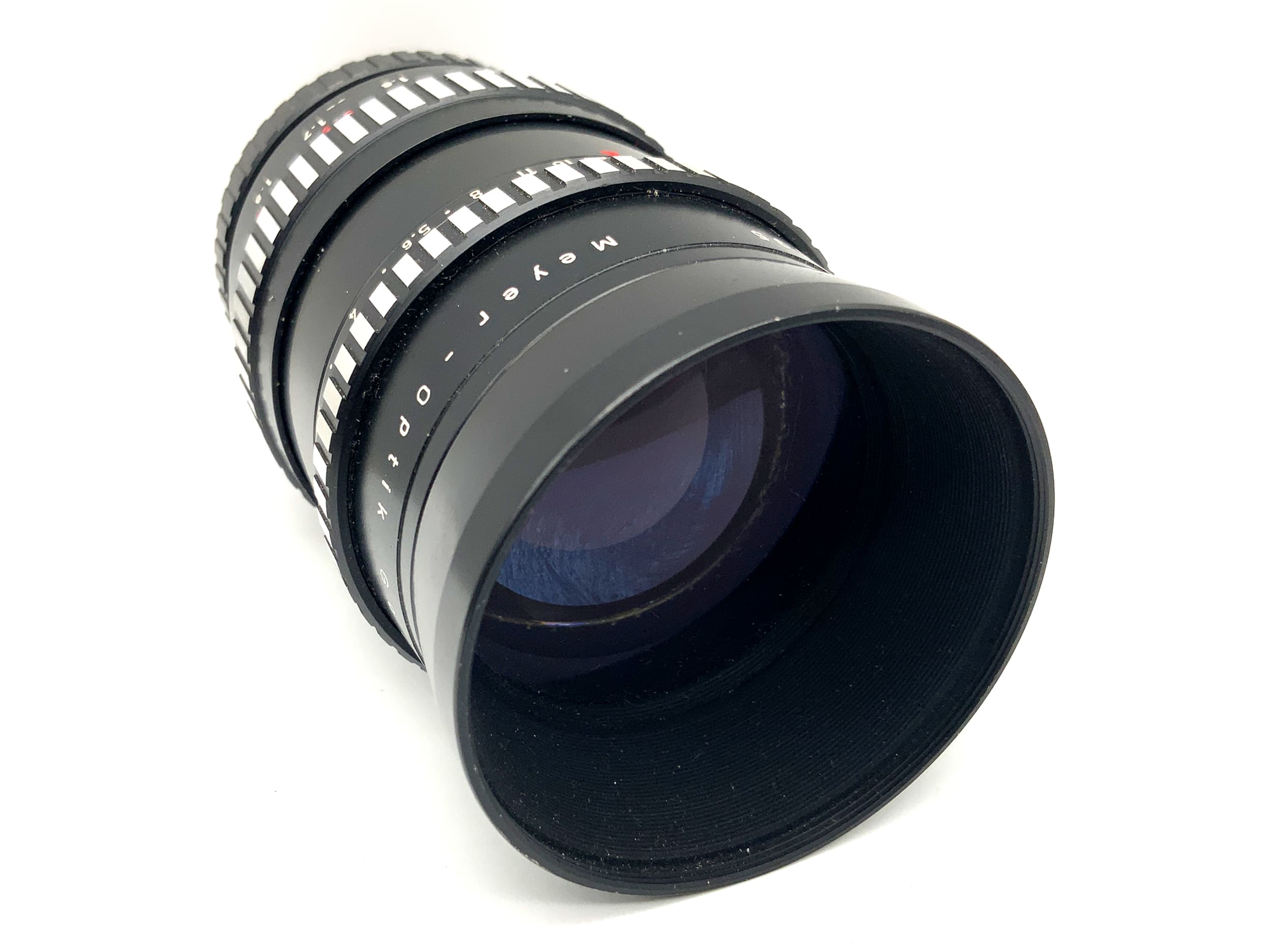 Meyer Optik Görlitz 135mm 1:2.8 lens Q1 Orestor Zebra fixed focal length (Exa)