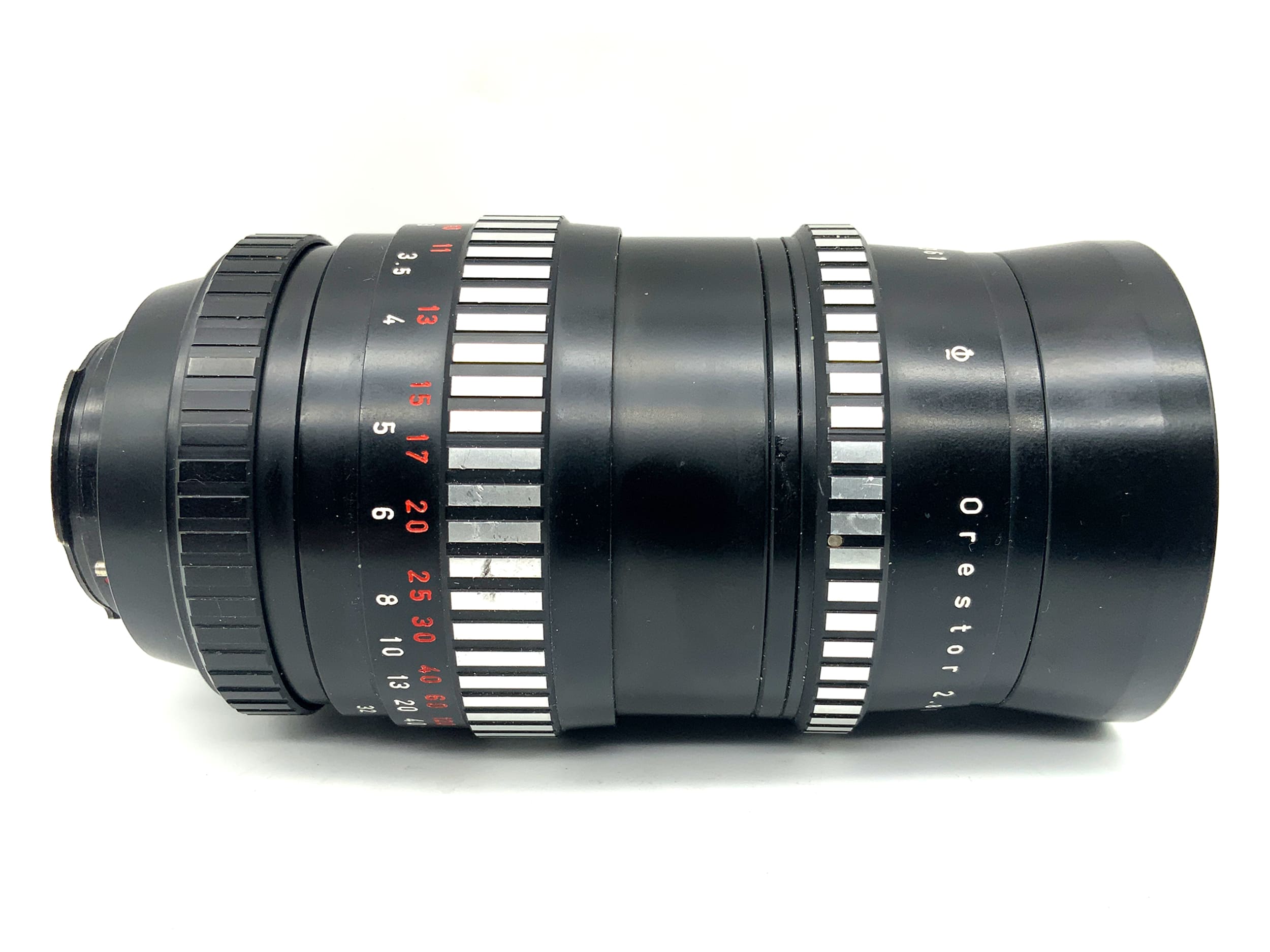 Meyer Optik Görlitz 135mm 1:2.8 lens Q1 Orestor Zebra fixed focal length (Exa)
